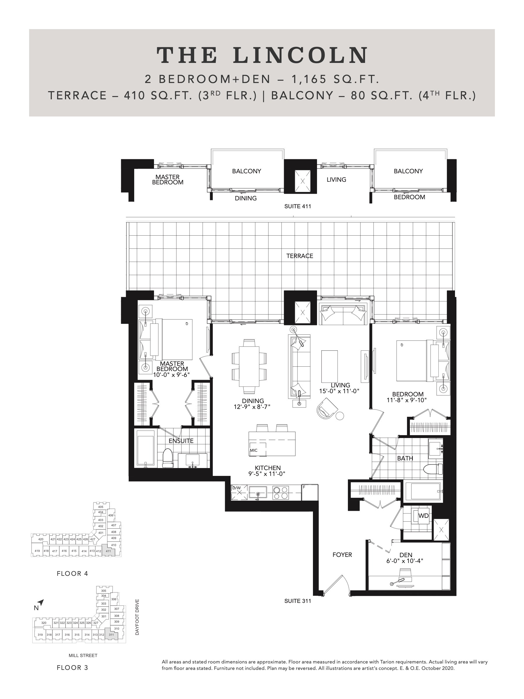 The Lincoln floor plan