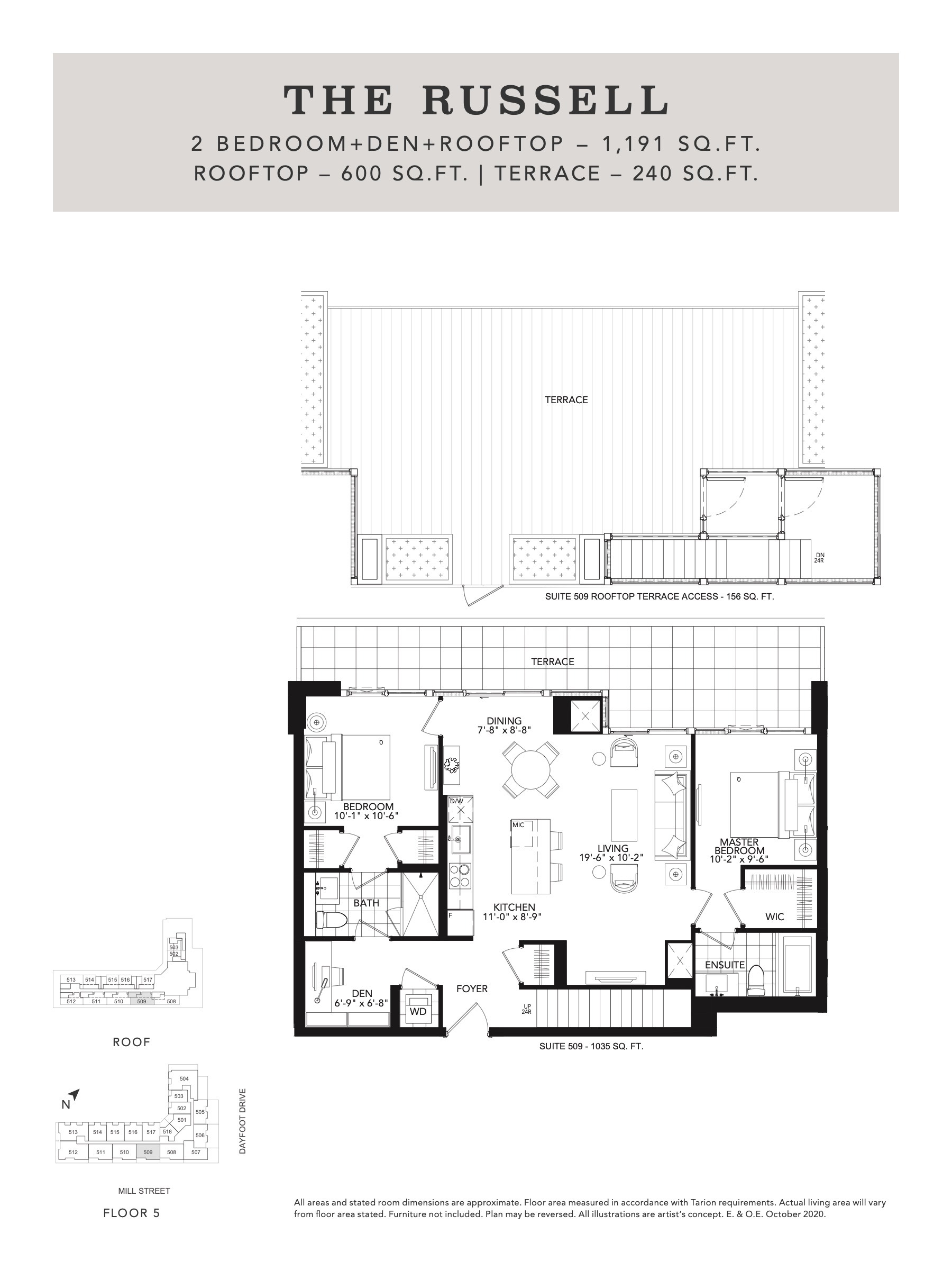The Russell floor plan