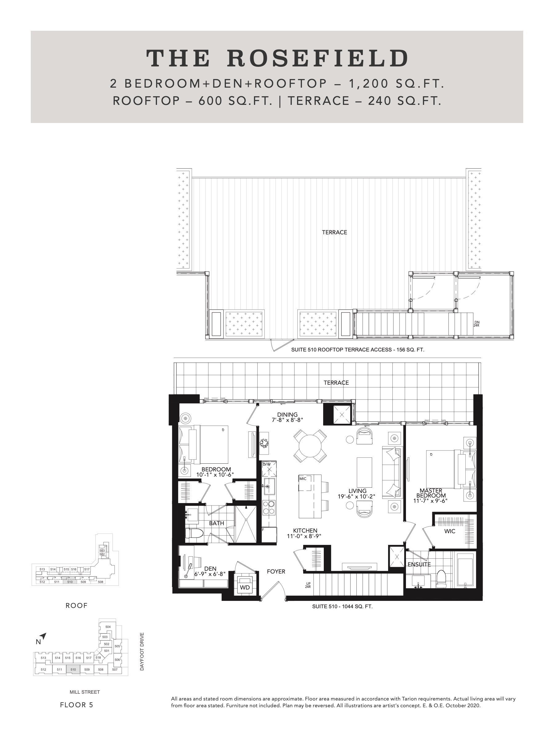 The Rosefield floor plan