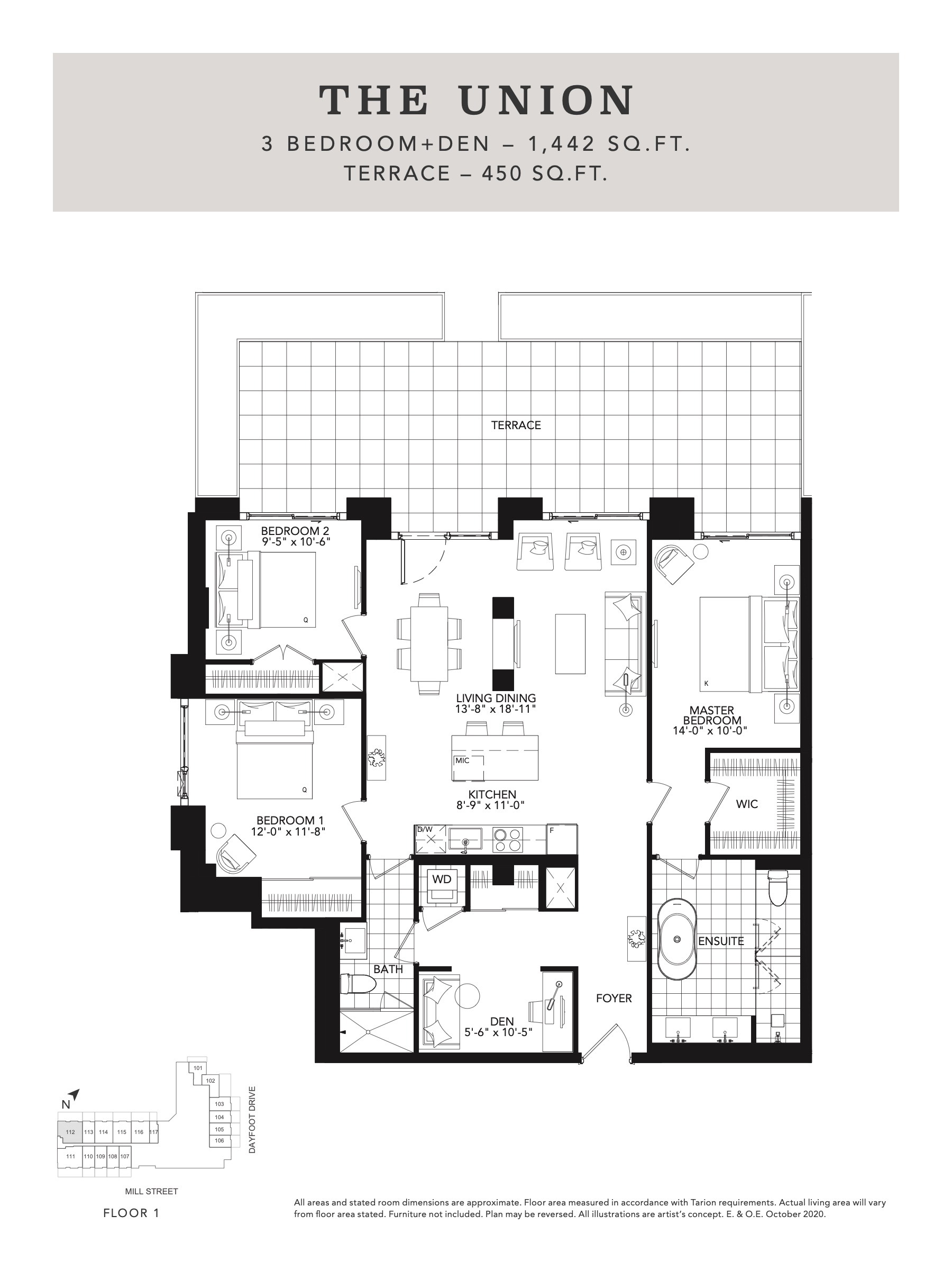 The Union floor plan