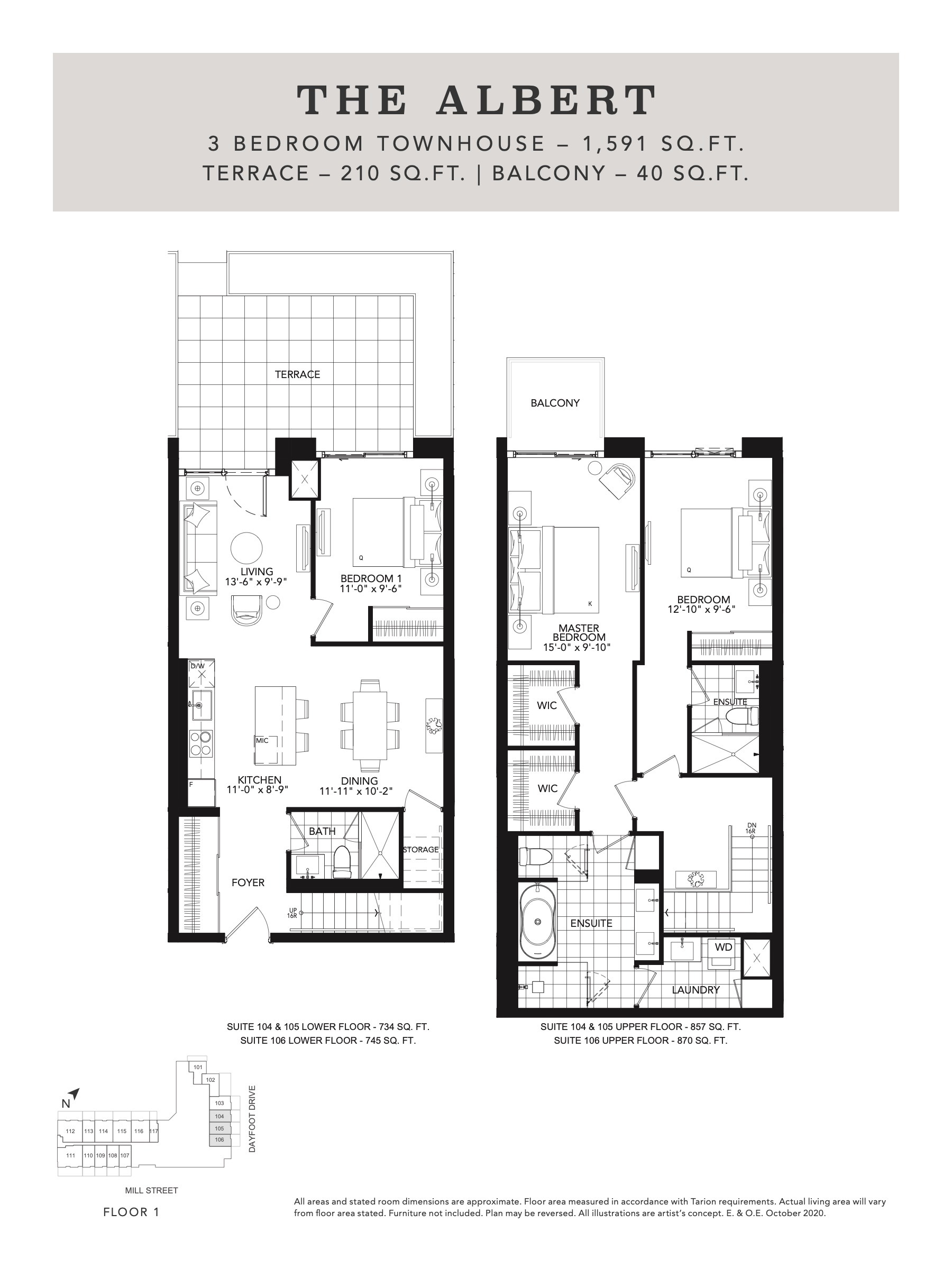 The Albert floor plan