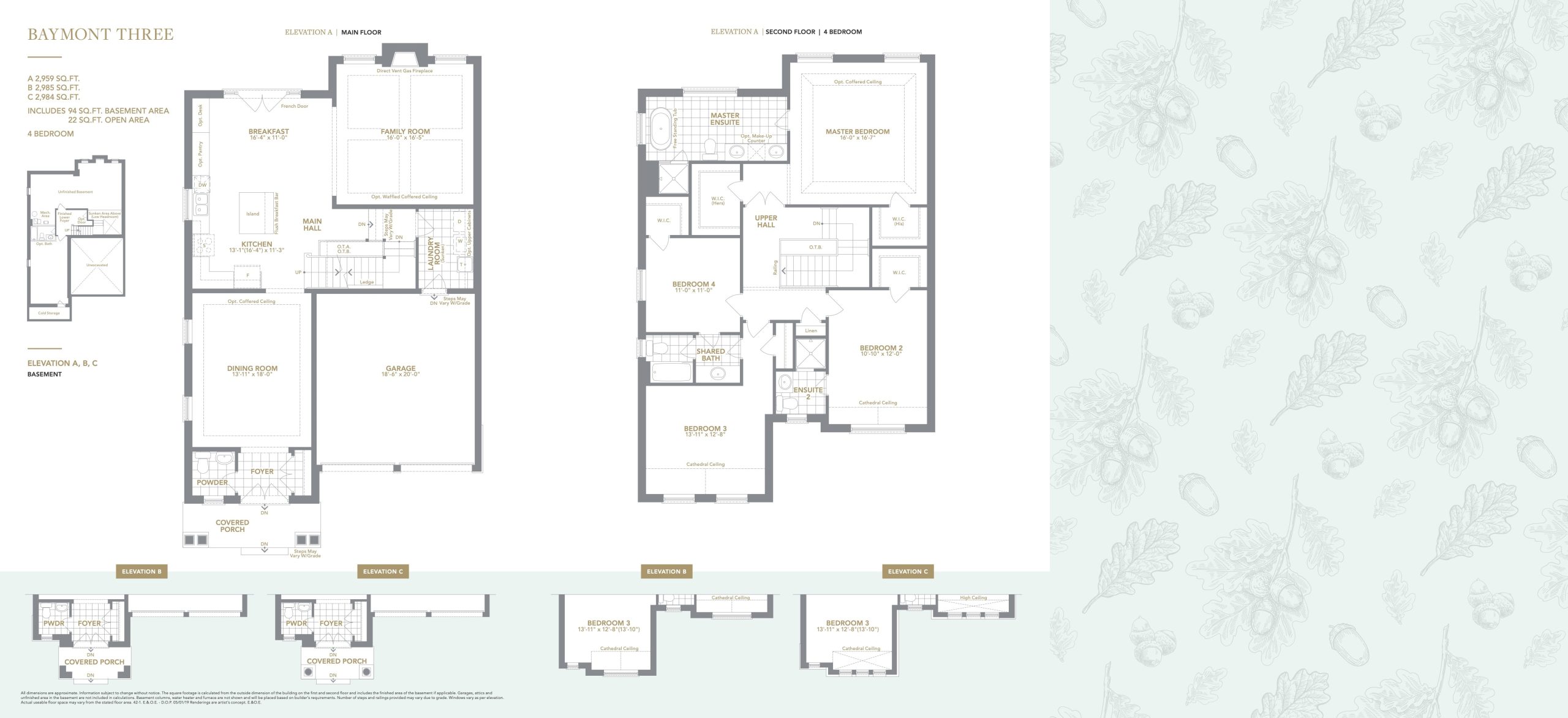 Baymont Three floor plan
