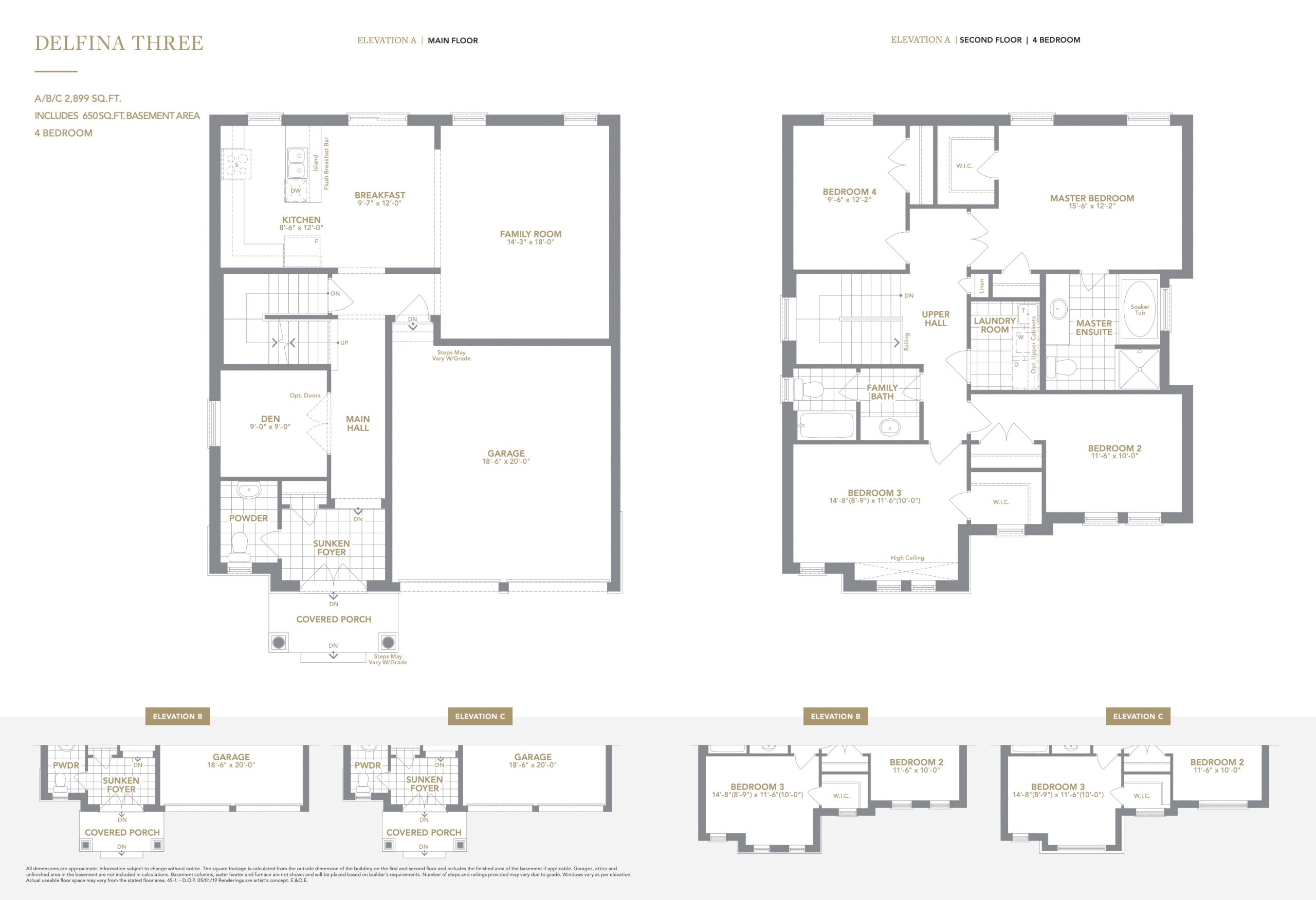 Delfina Three (2/2) floor plan