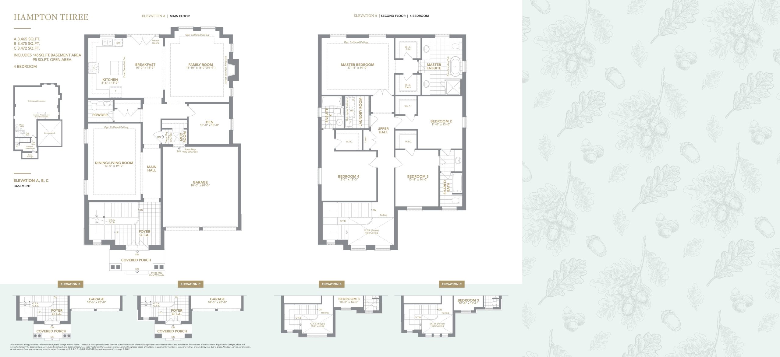 Hampton Three floor plan