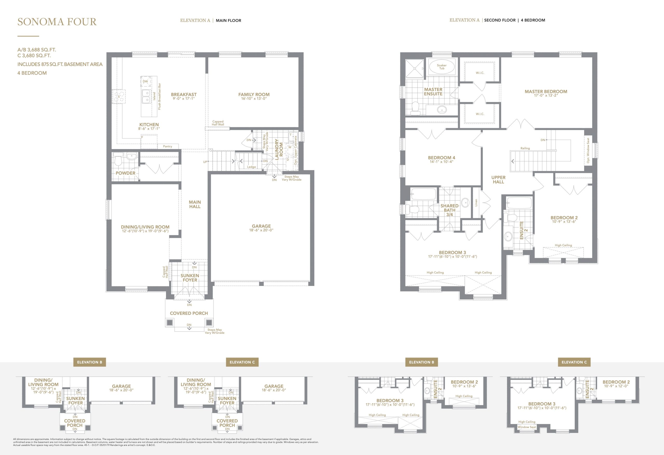 Sonoma Four floor plan