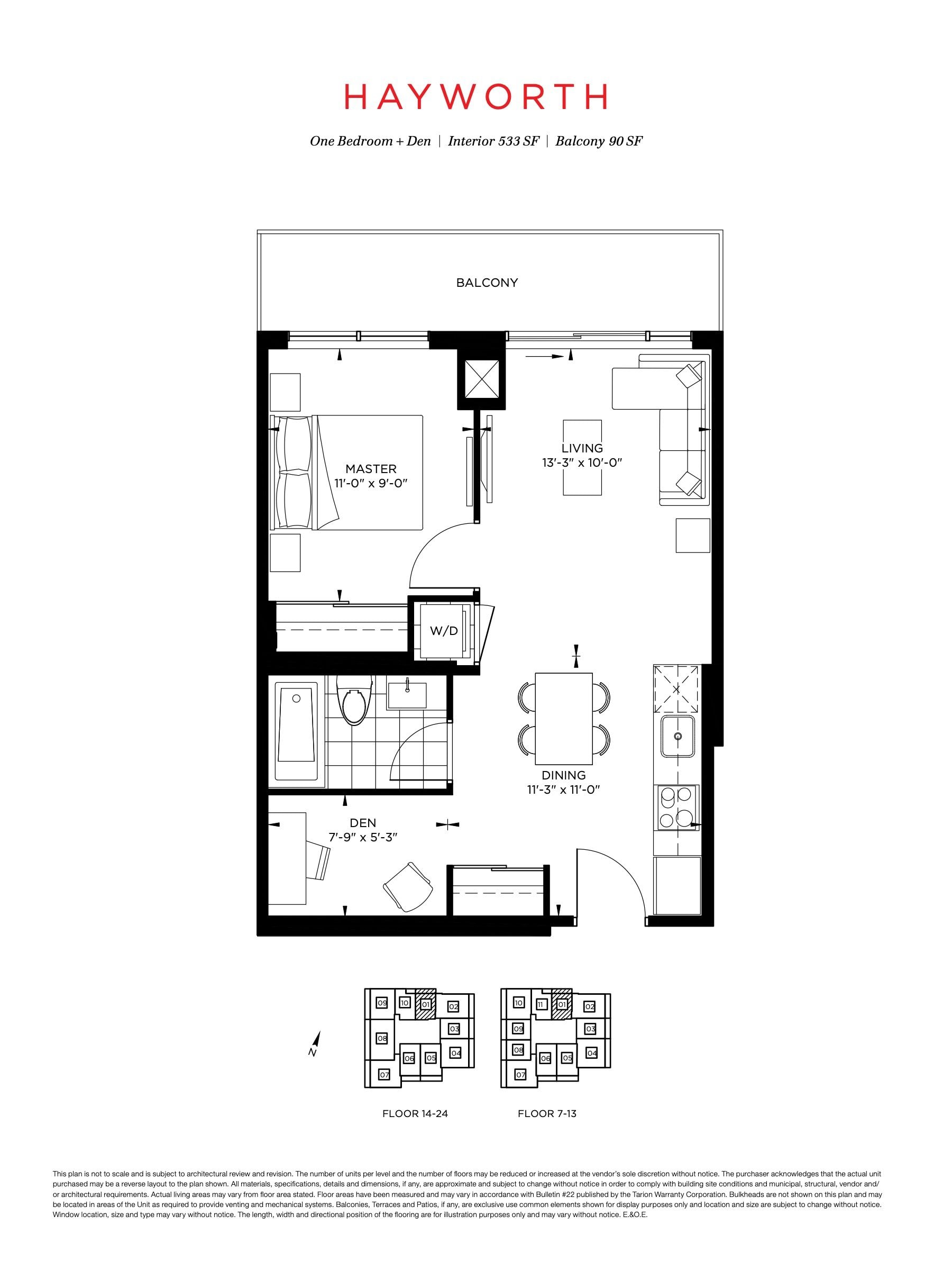 Hayworth floor plan