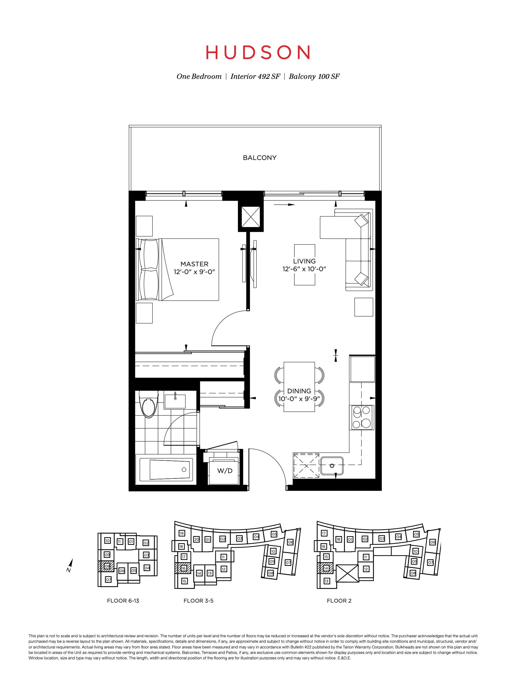 Hudson floor plan