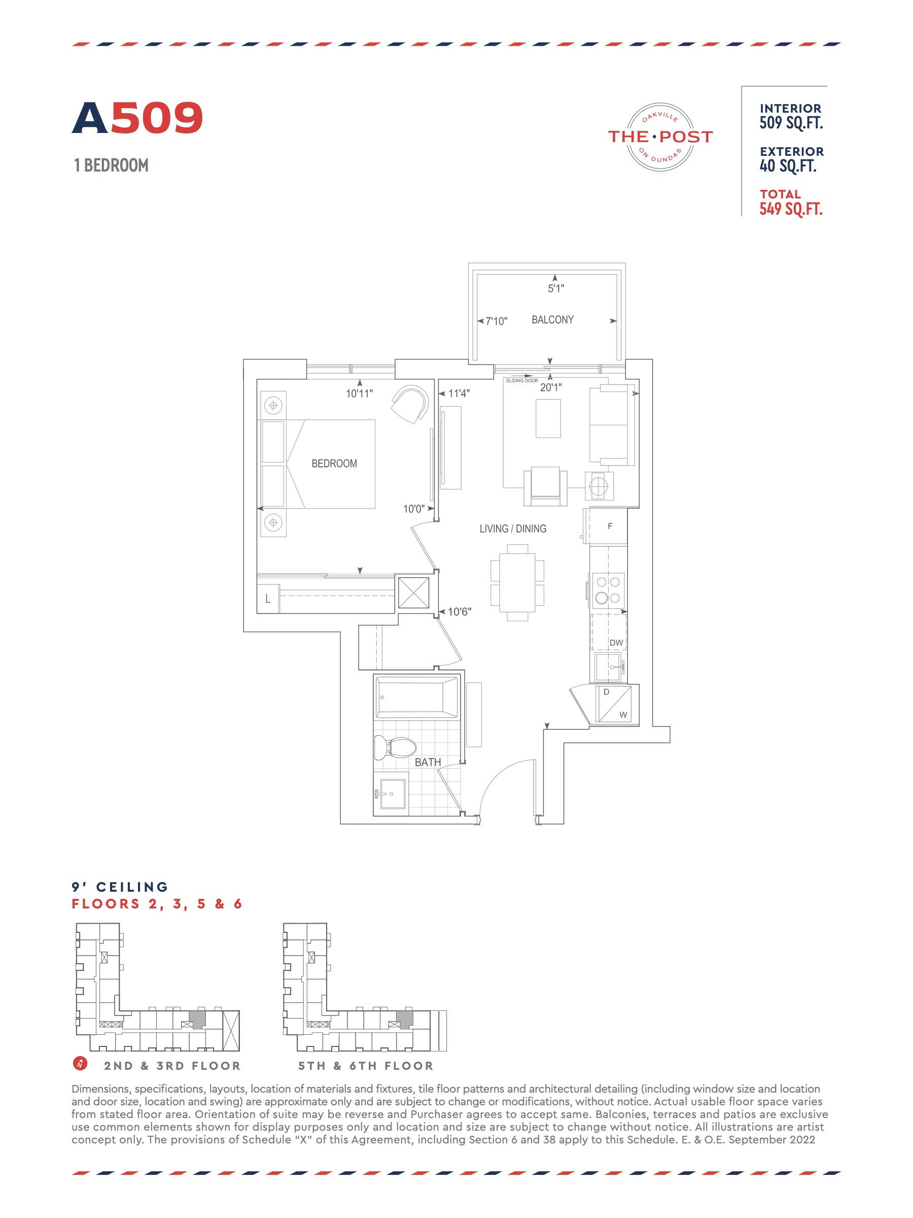 A509 floor plan