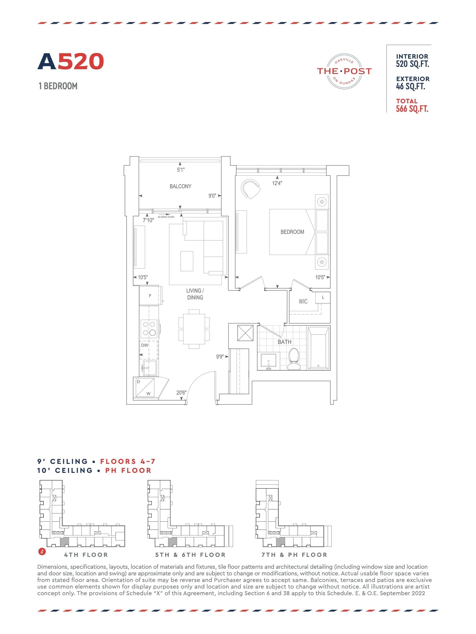 A520 floor plan
