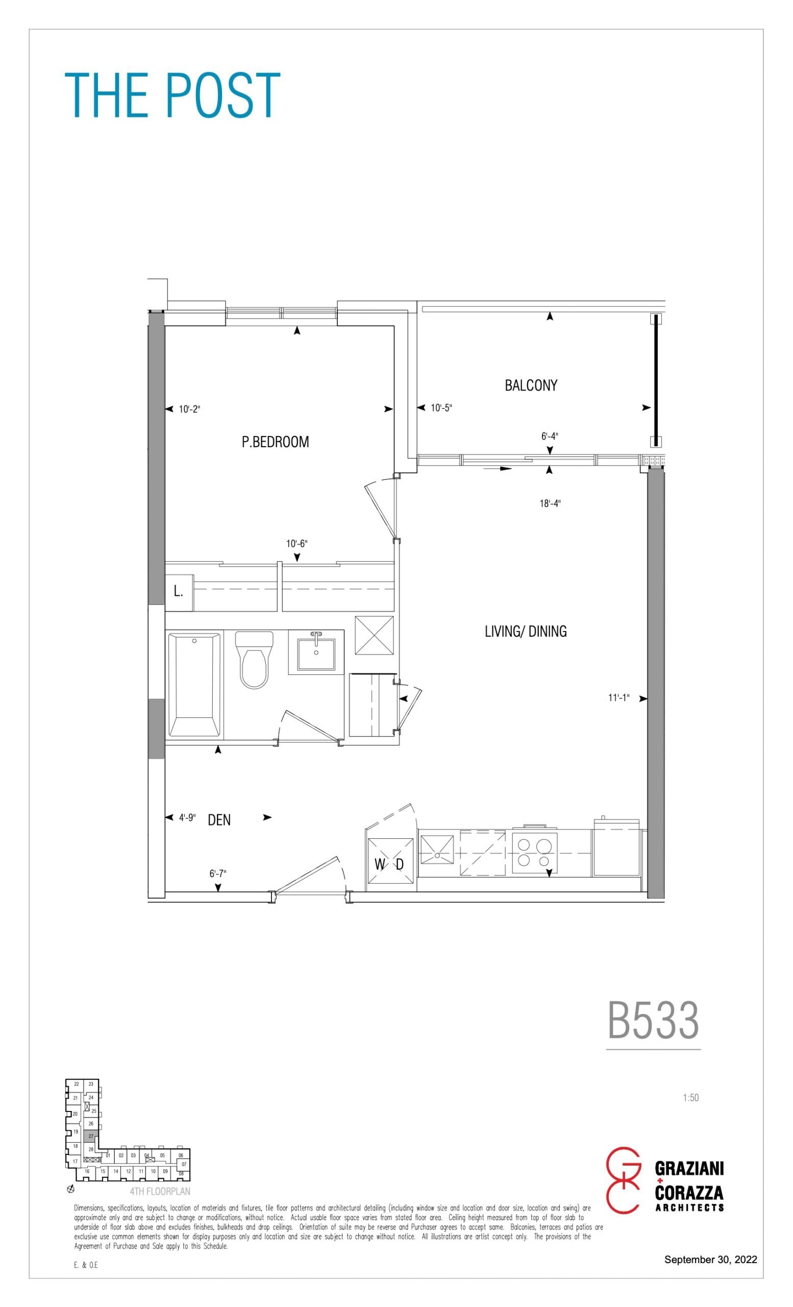 B533 floor plan
