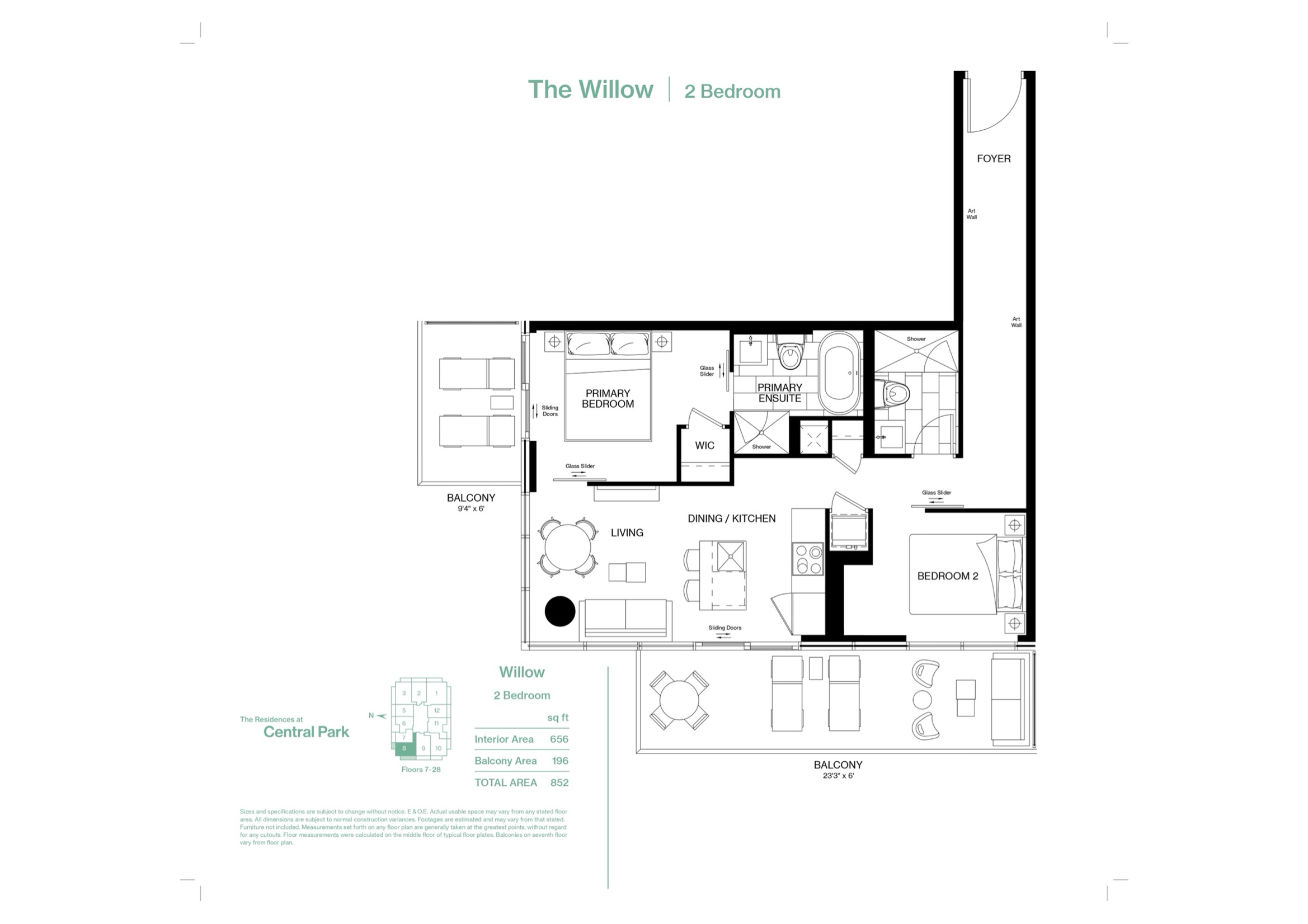 The Willow floor plan