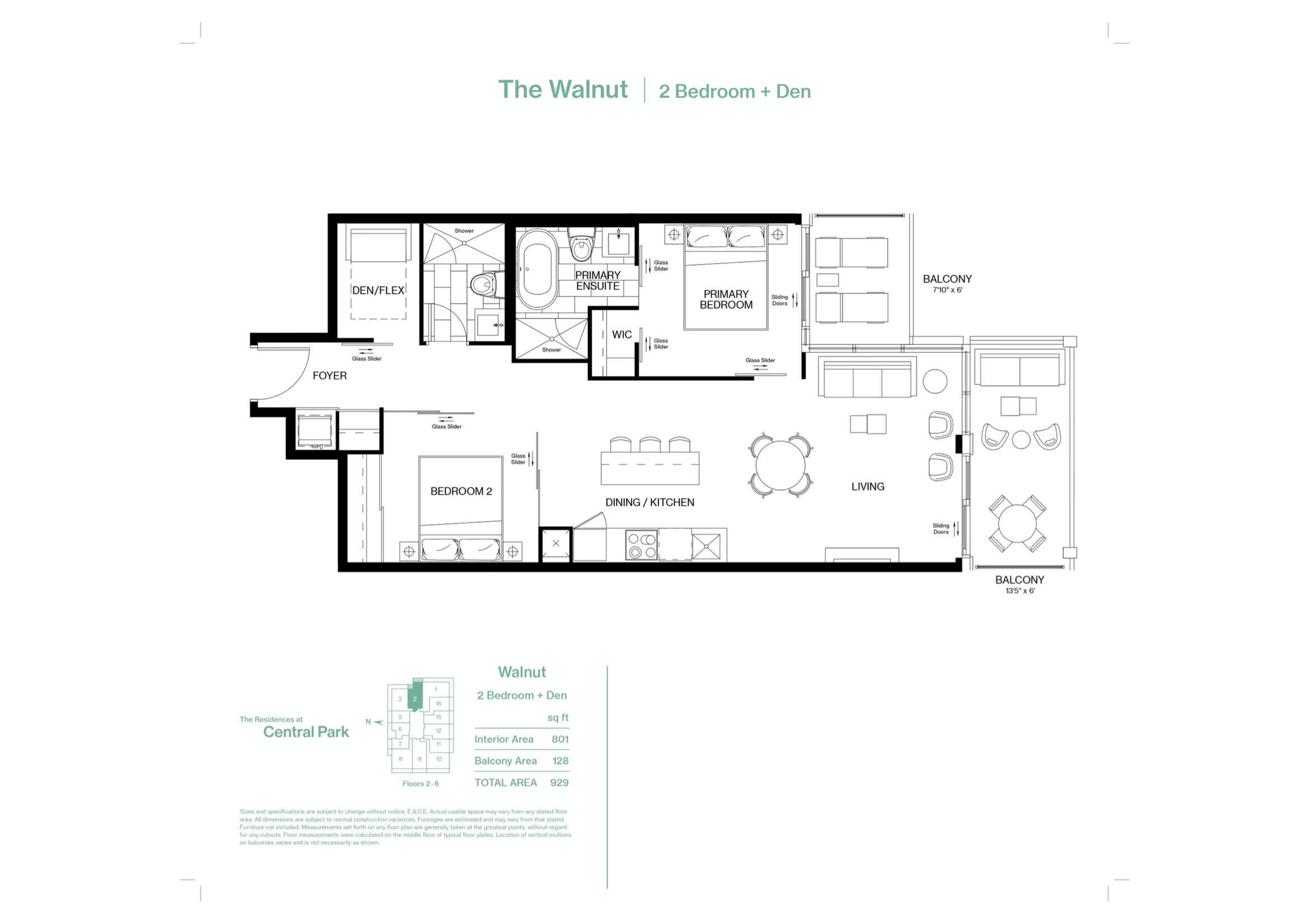 The Walnut floor plan