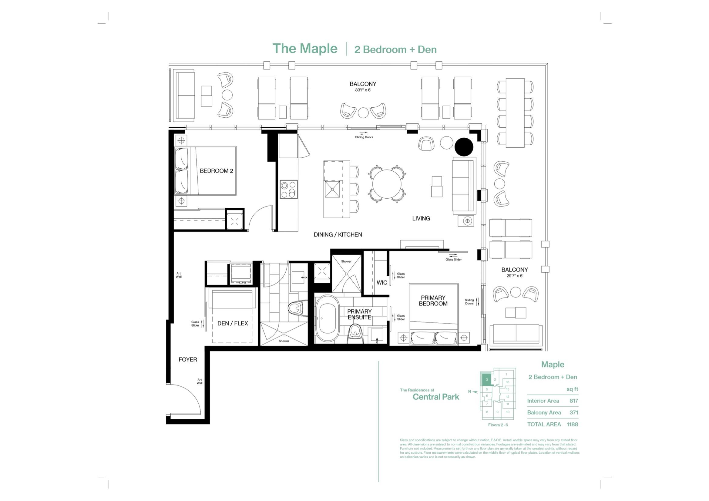 The Maple floor plan