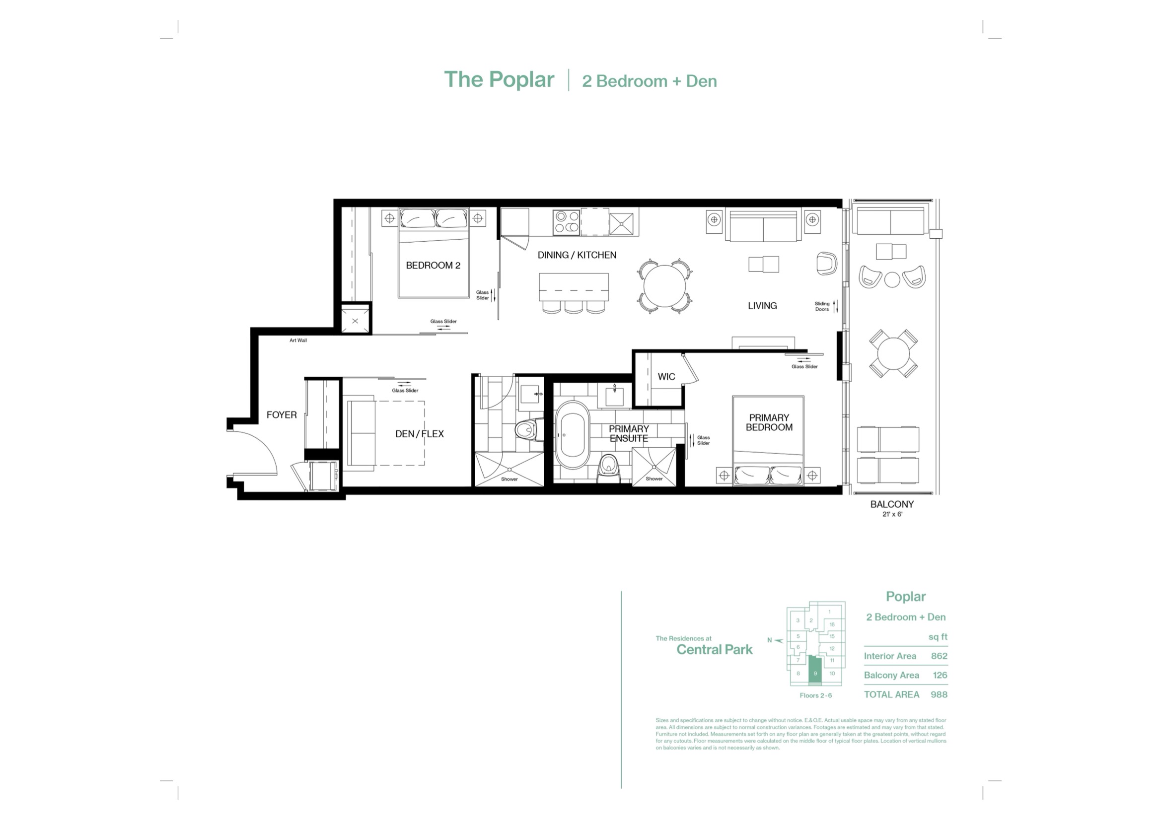 The Poplar floor plan