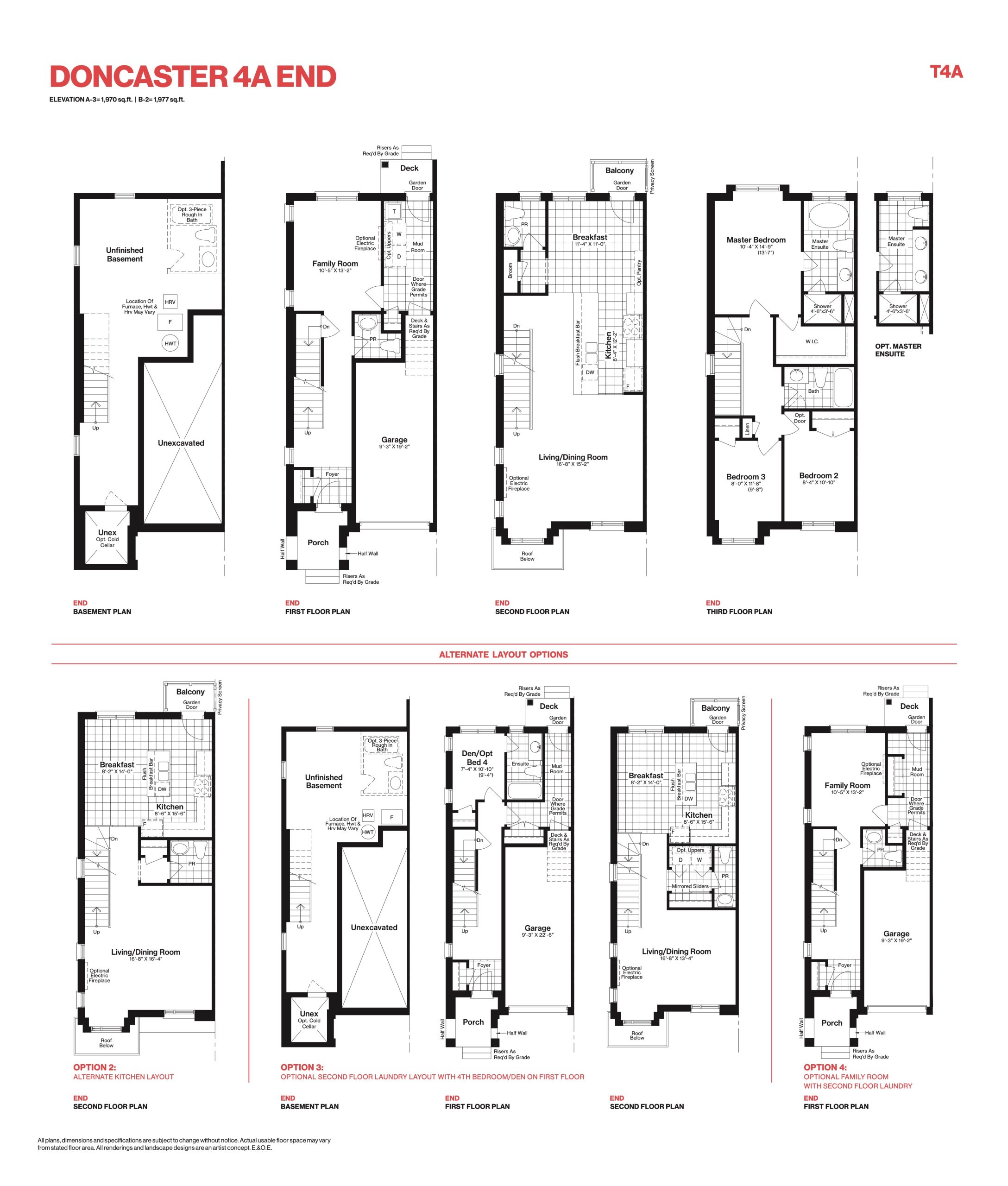 Doncaster 4A End floor plan