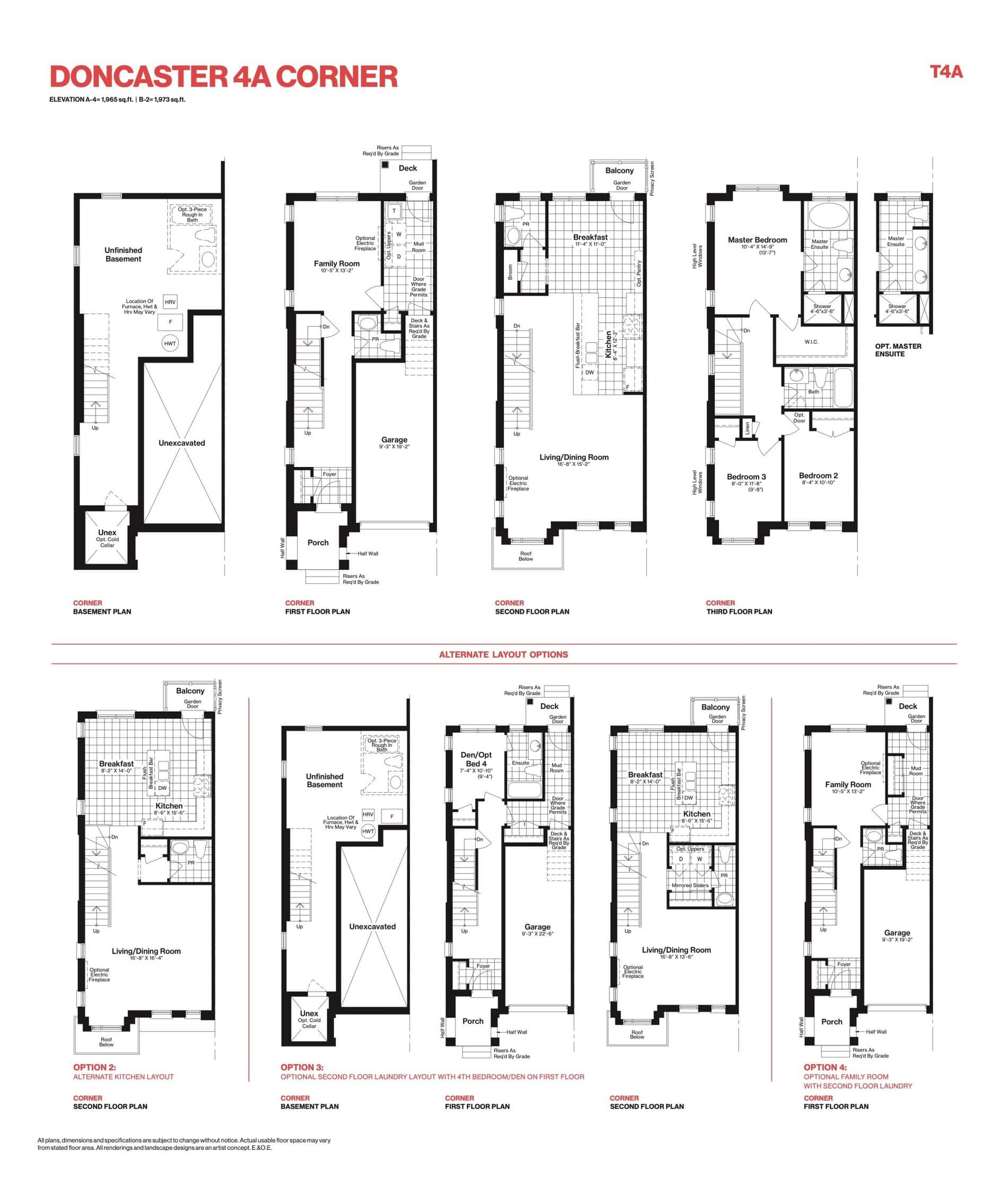 Doncaster 4A Corner floor plan