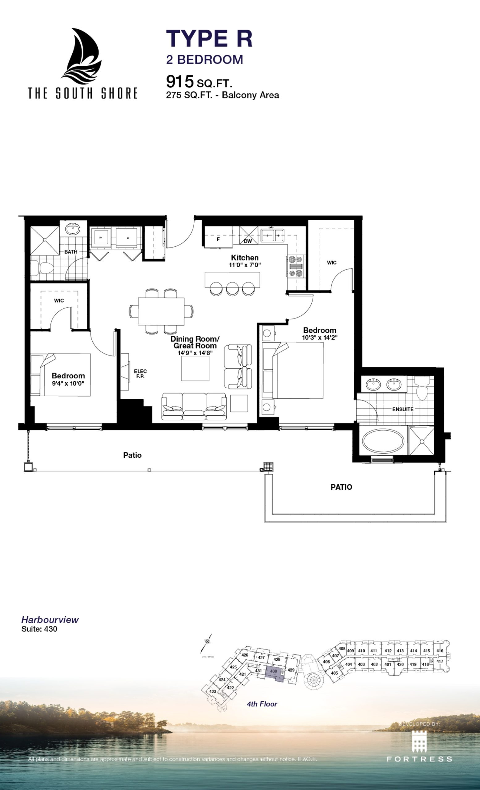 Type R floor plan