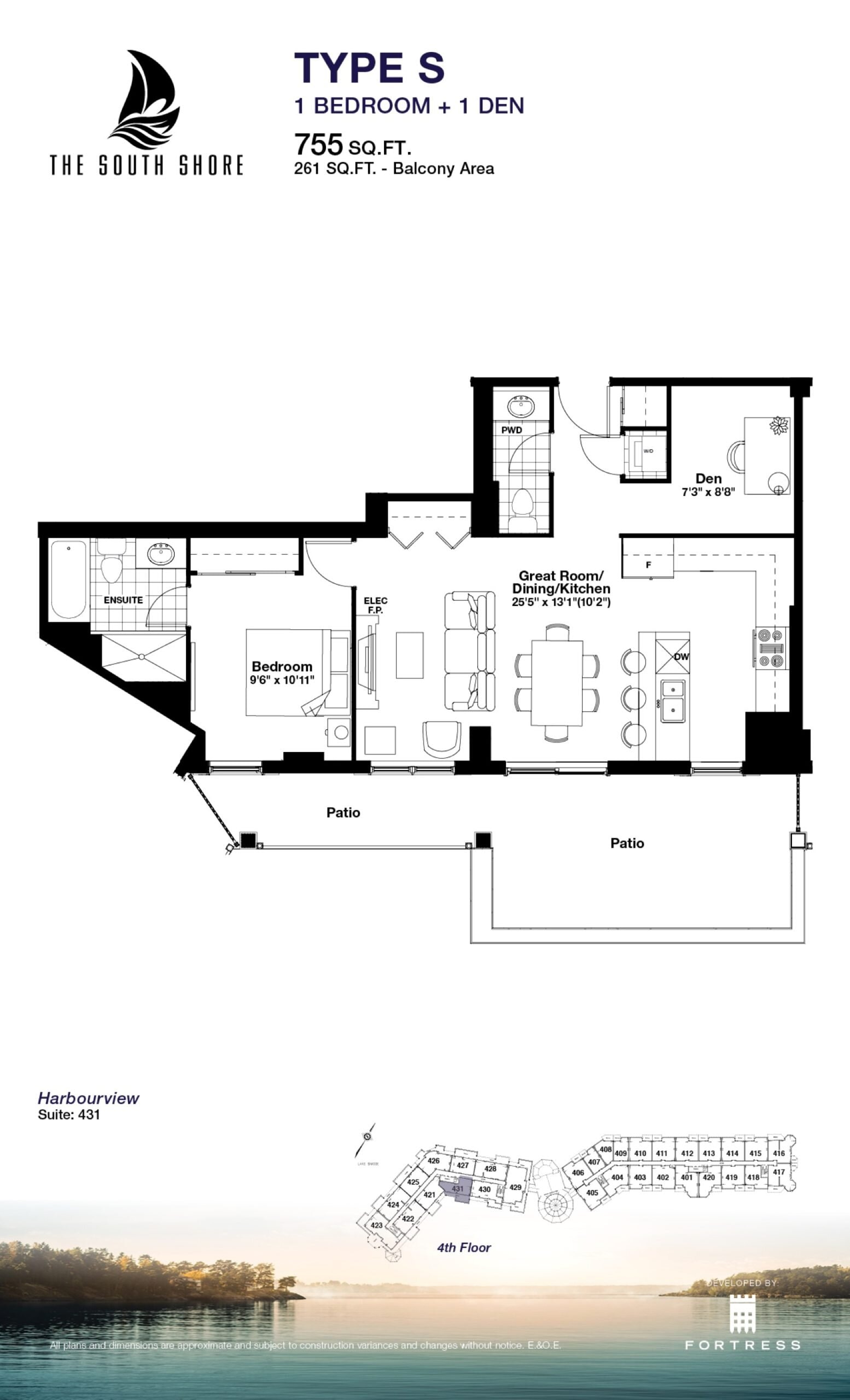 Type S floor plan