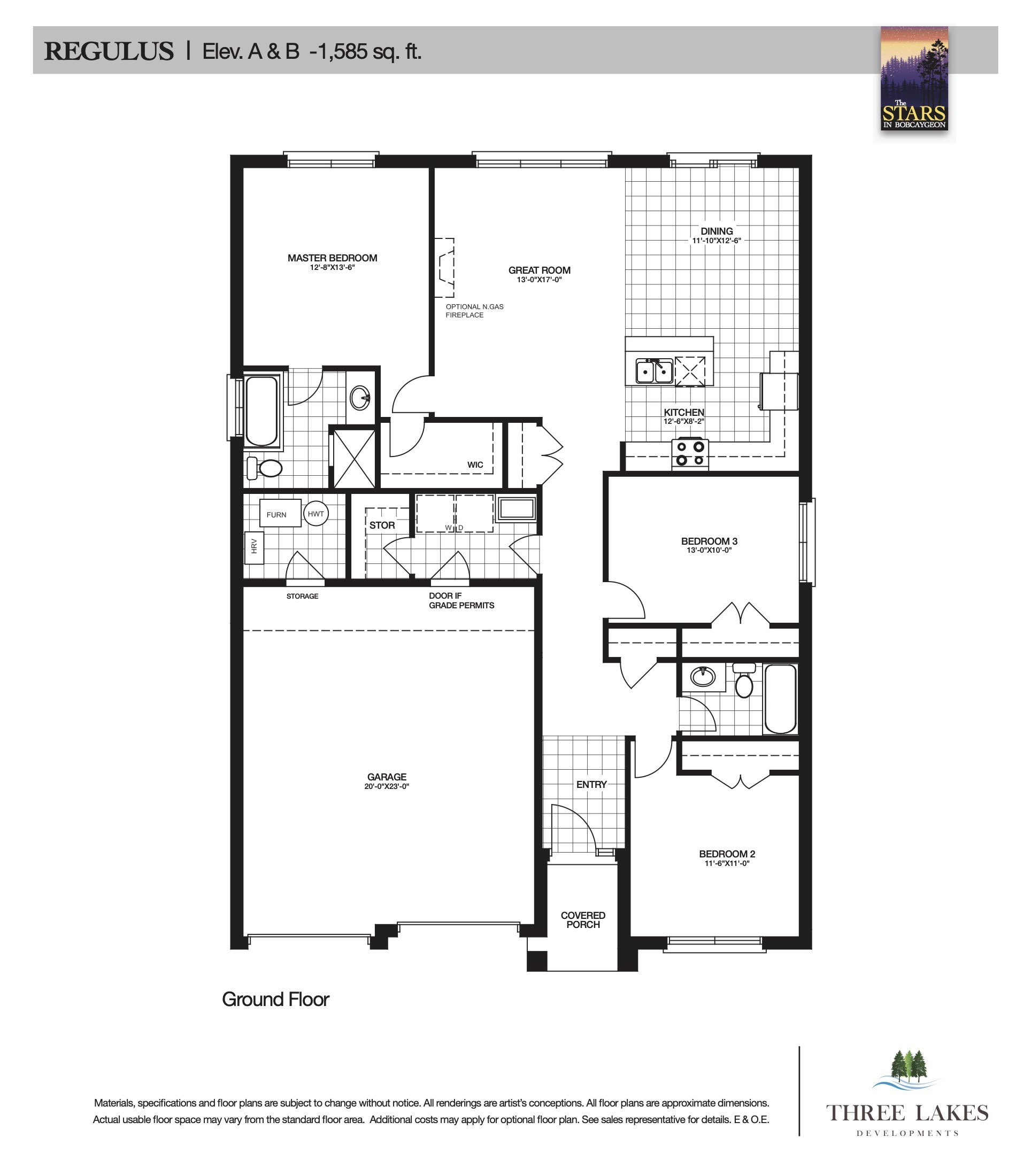Regulus floor plan