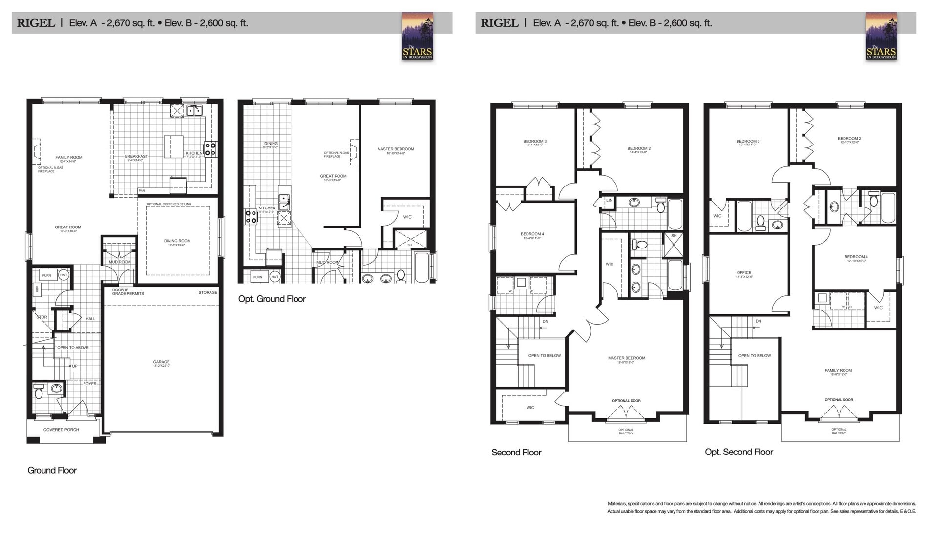 Rigel floor plan