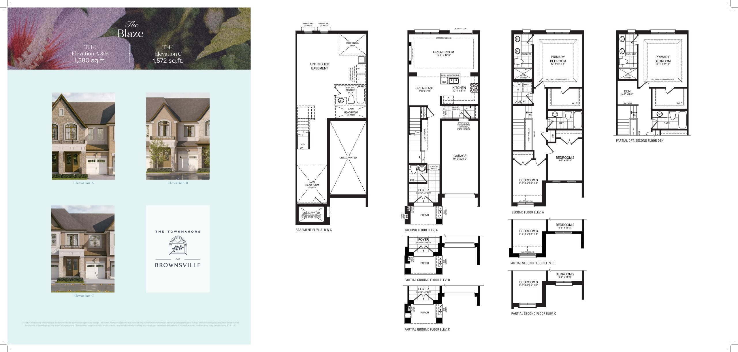 The Blaze floor plan