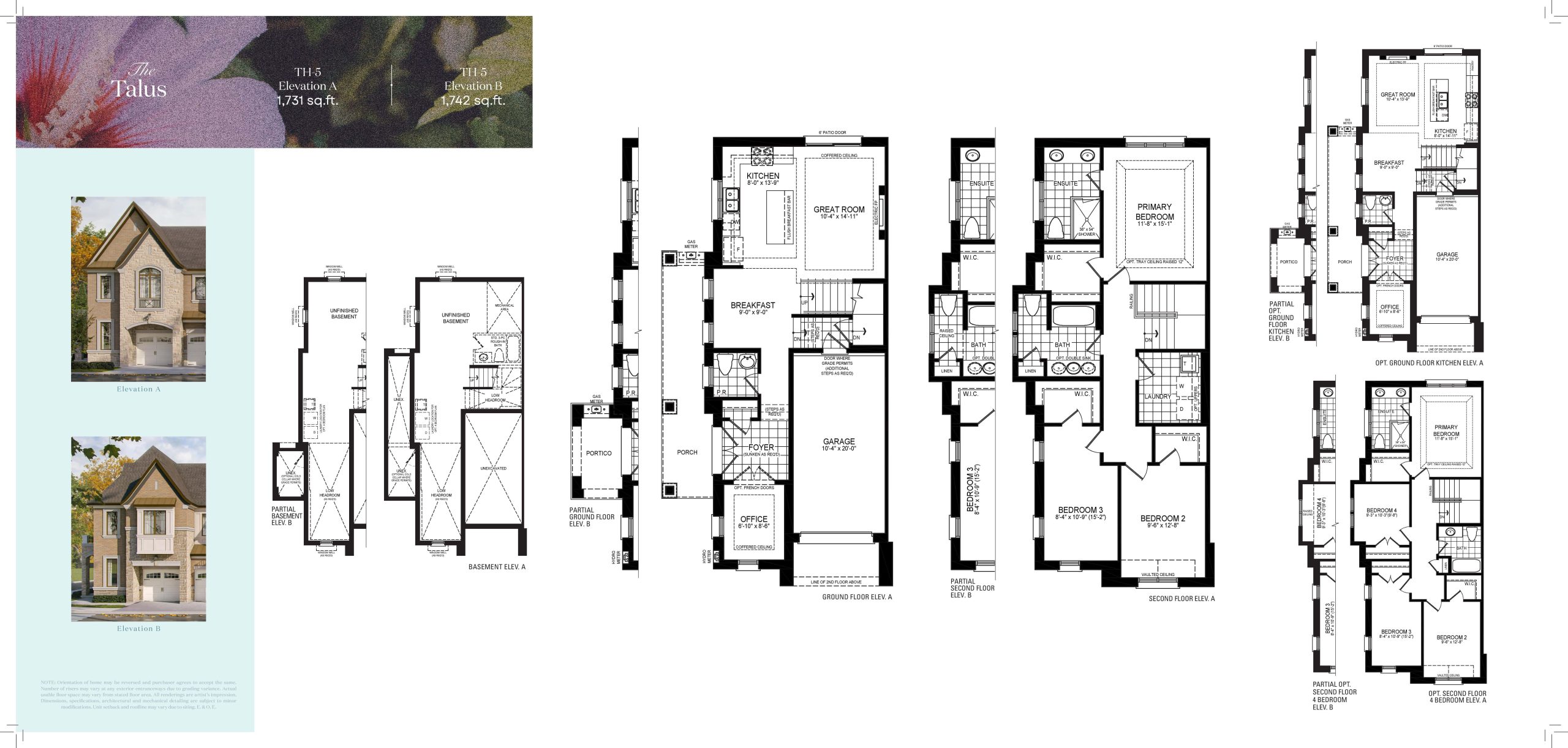 The Talus floor plan