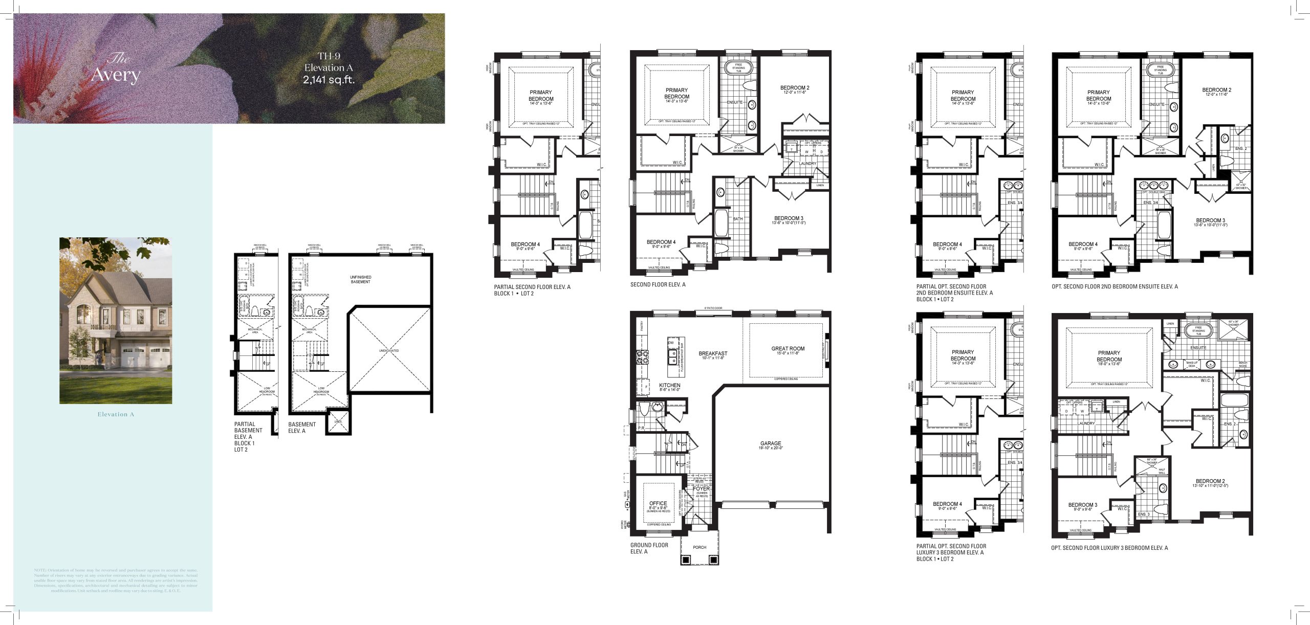 The Avery floor plan