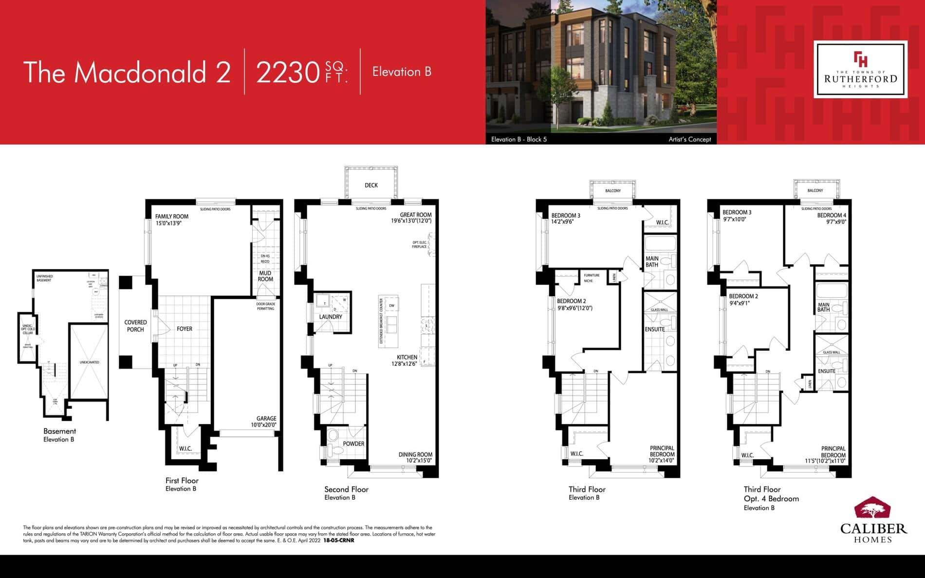 The Macdonald 2 - Elev. B floor plan