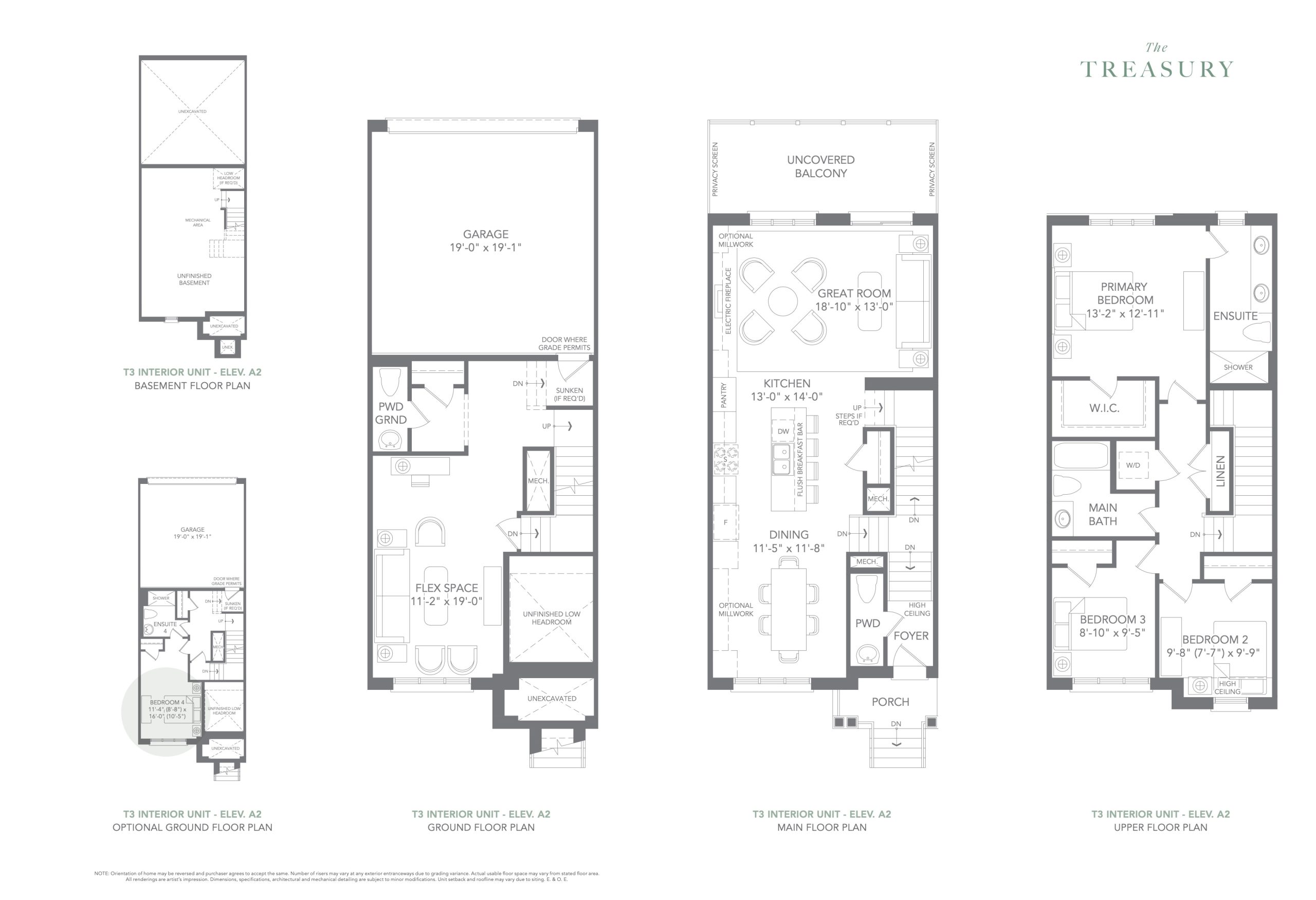 Montrose T3 Elev. A2 floor plan