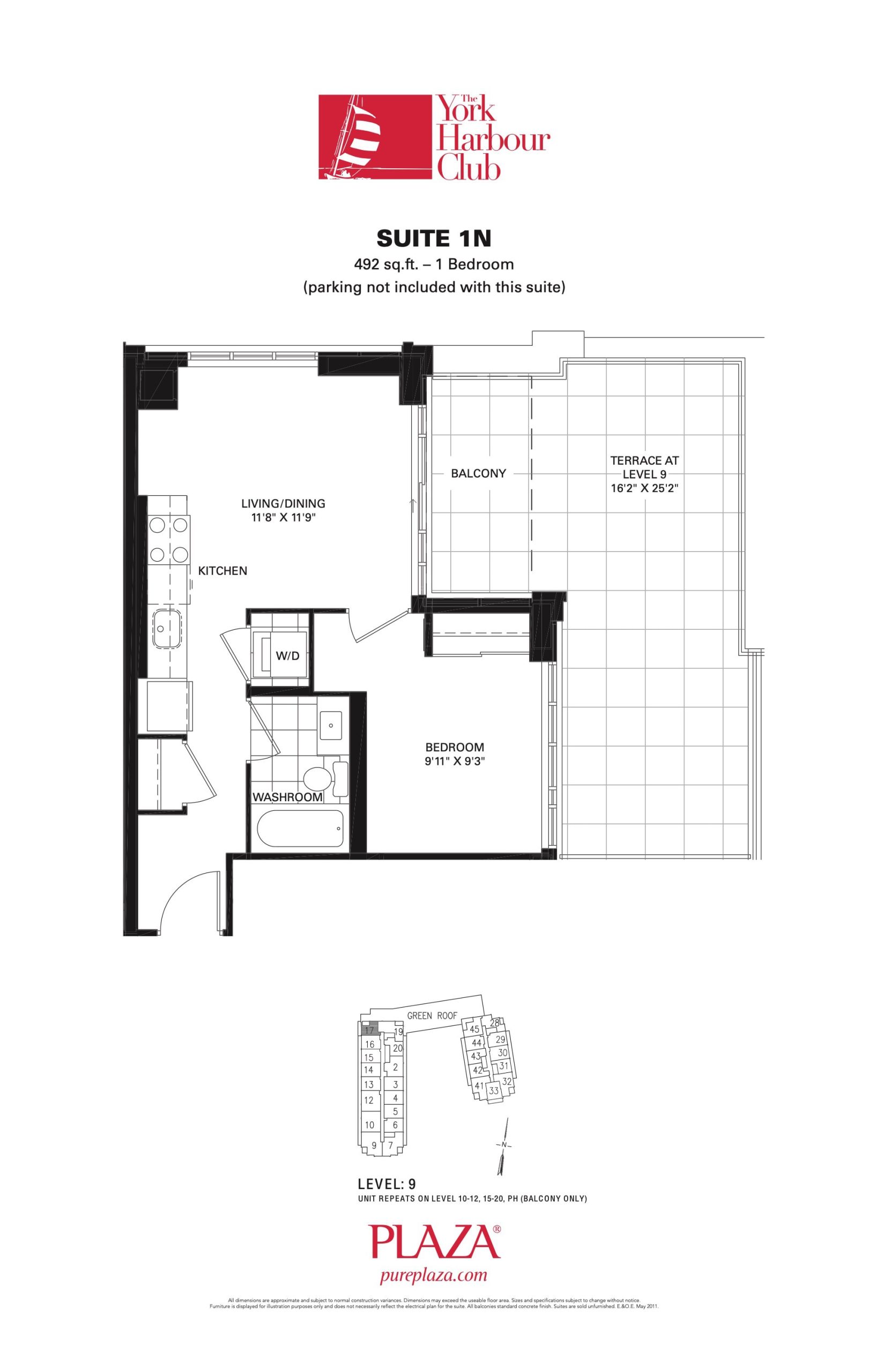 Suite 1N floor plan