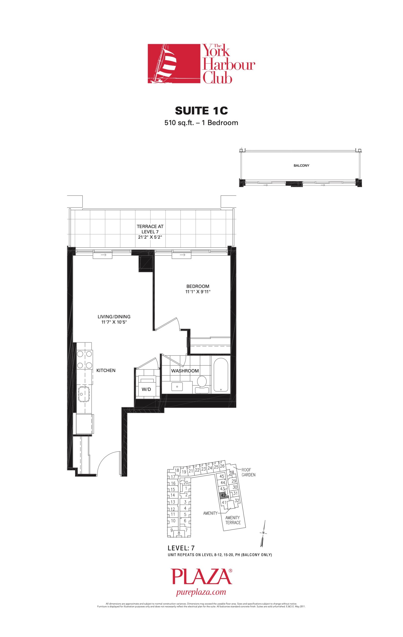 Suite 1C floor plan