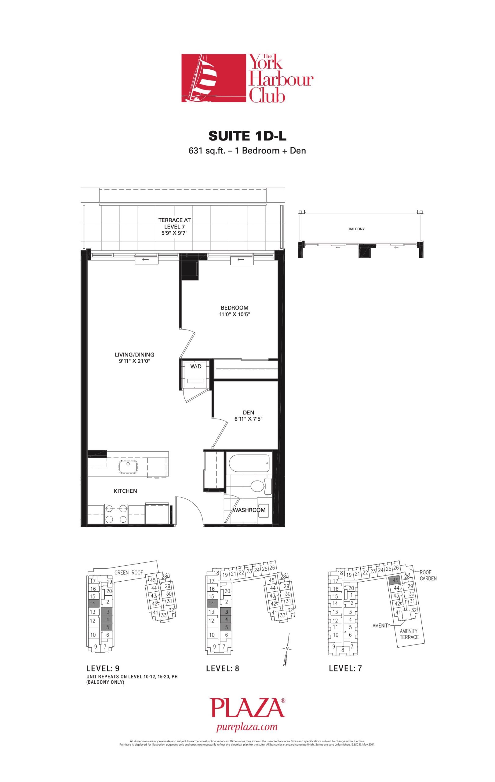 Suite 1D-L floor plan