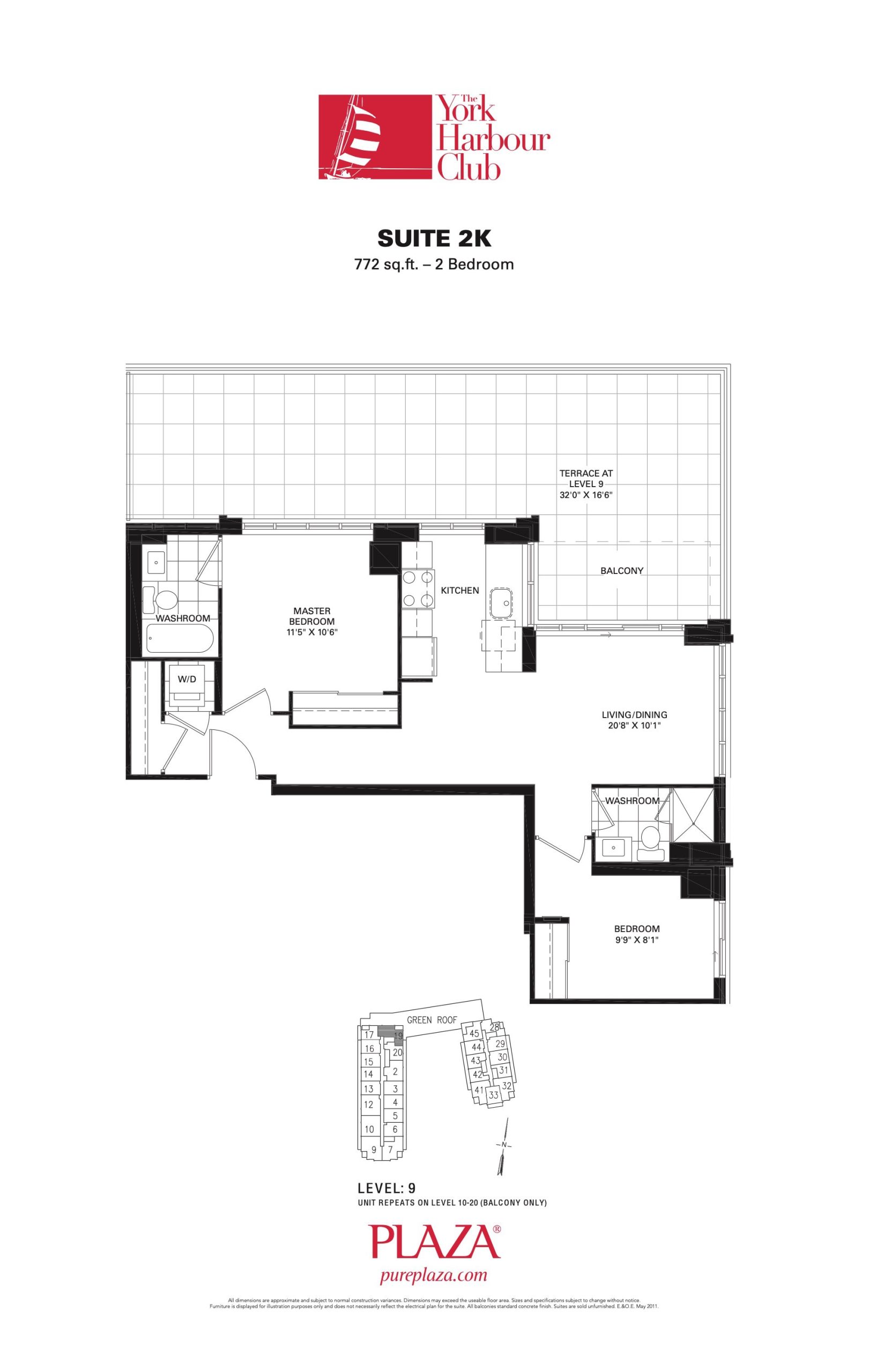 Suite 2K floor plan