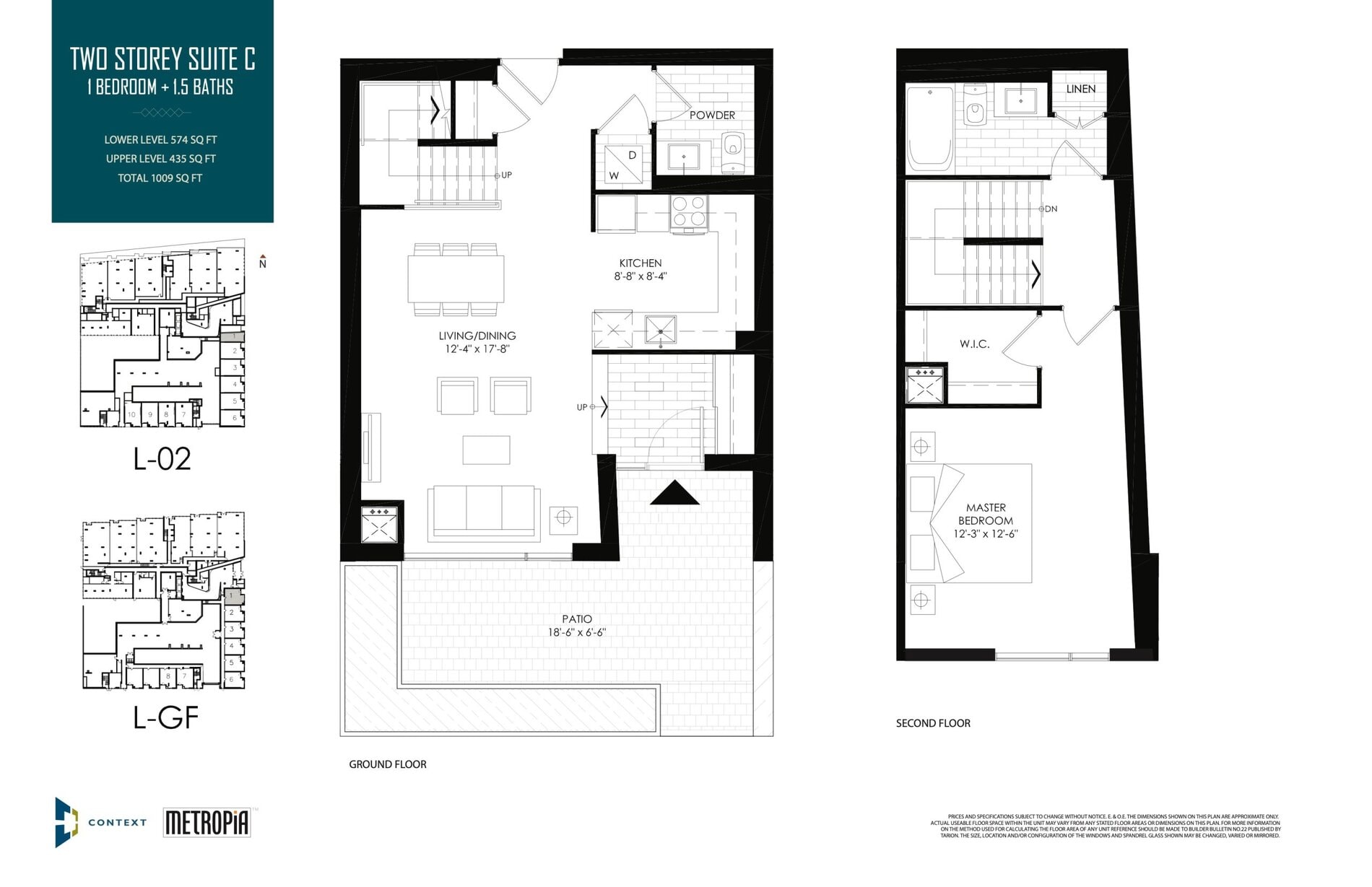 Two Storey Suite C floor plan