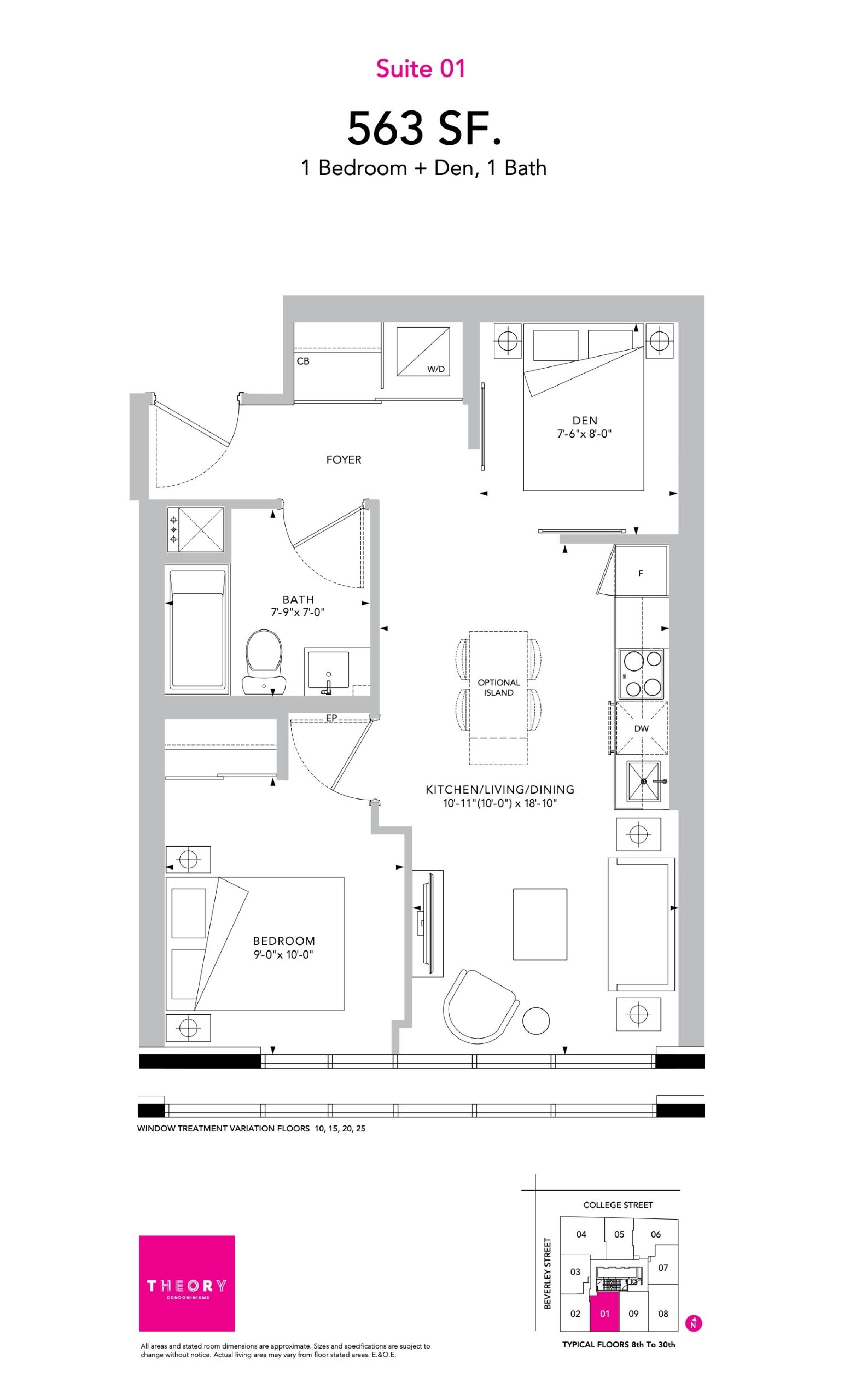 Suite 01 floor plan