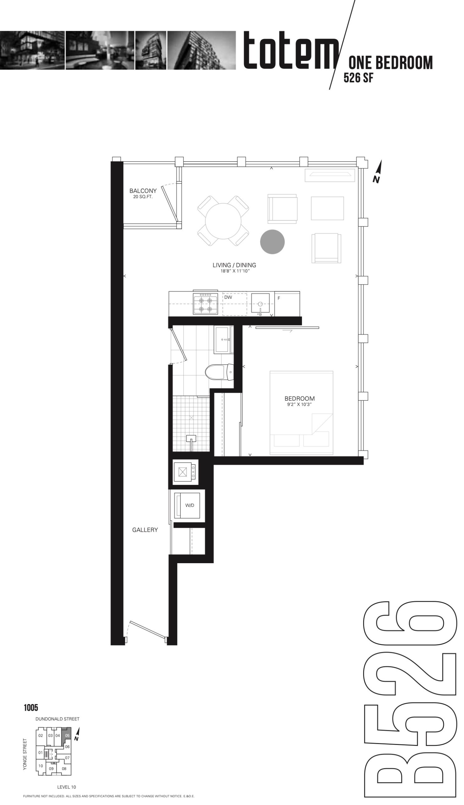 B526 floor plan