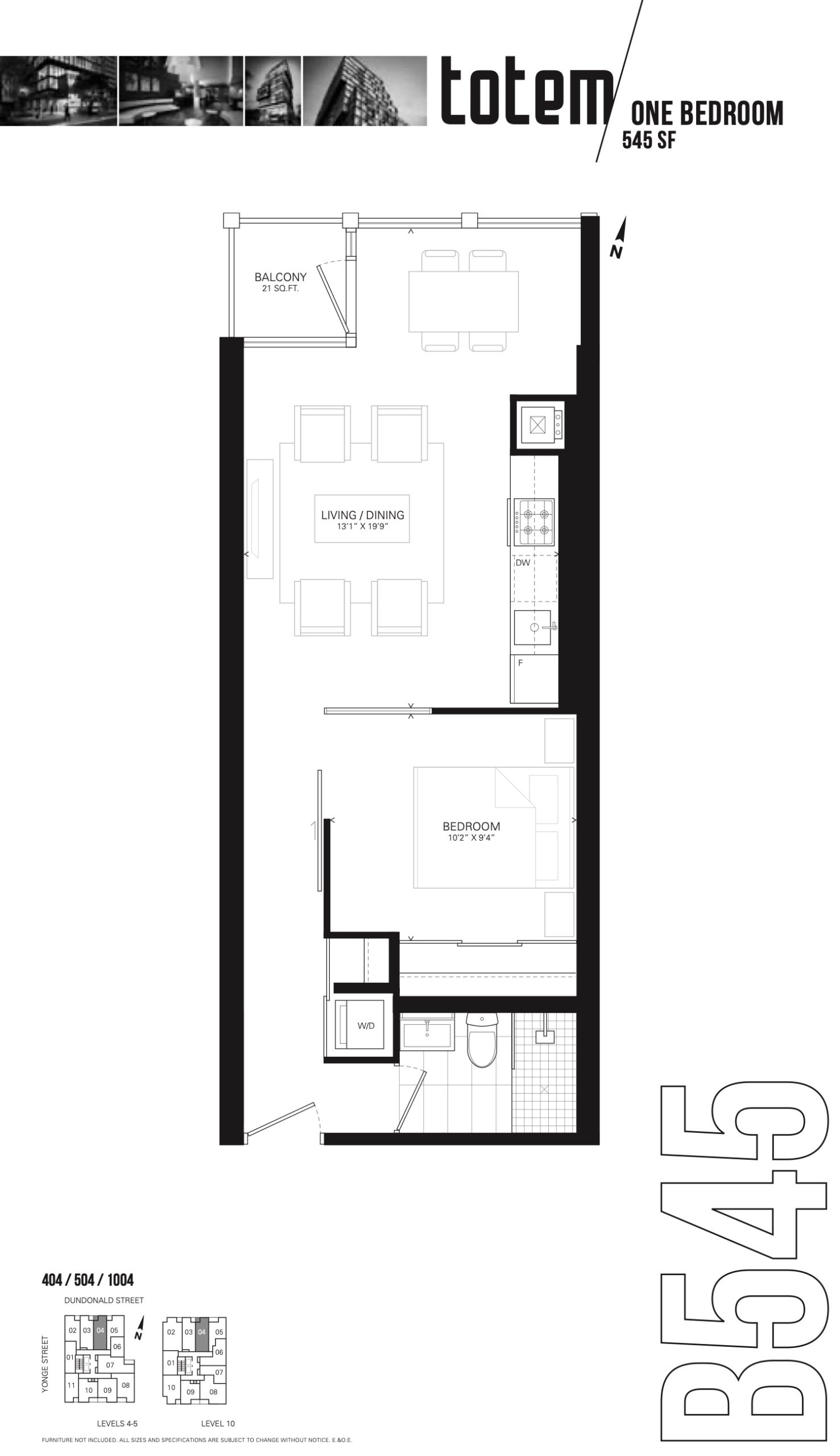 B545 floor plan