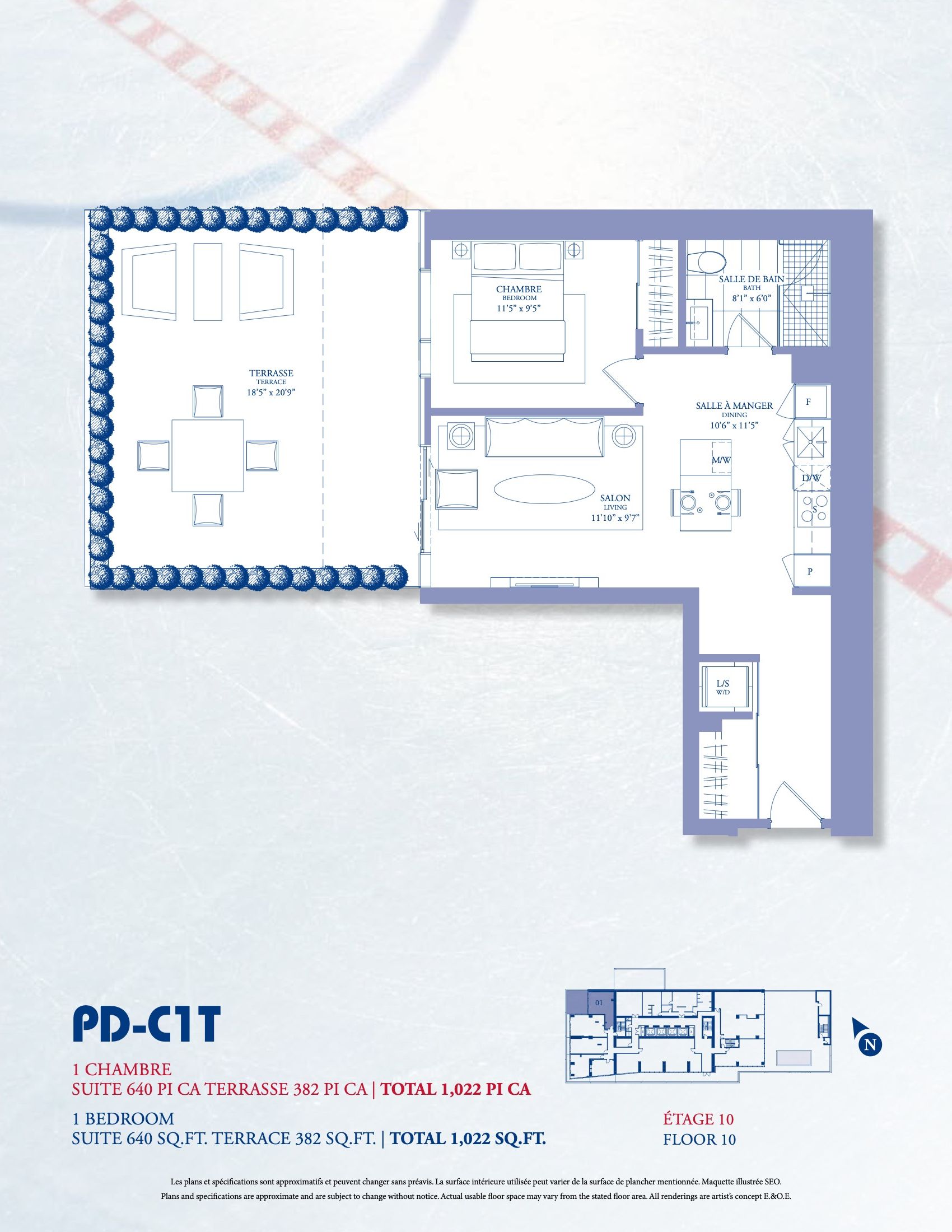 PD-C1T floor plan