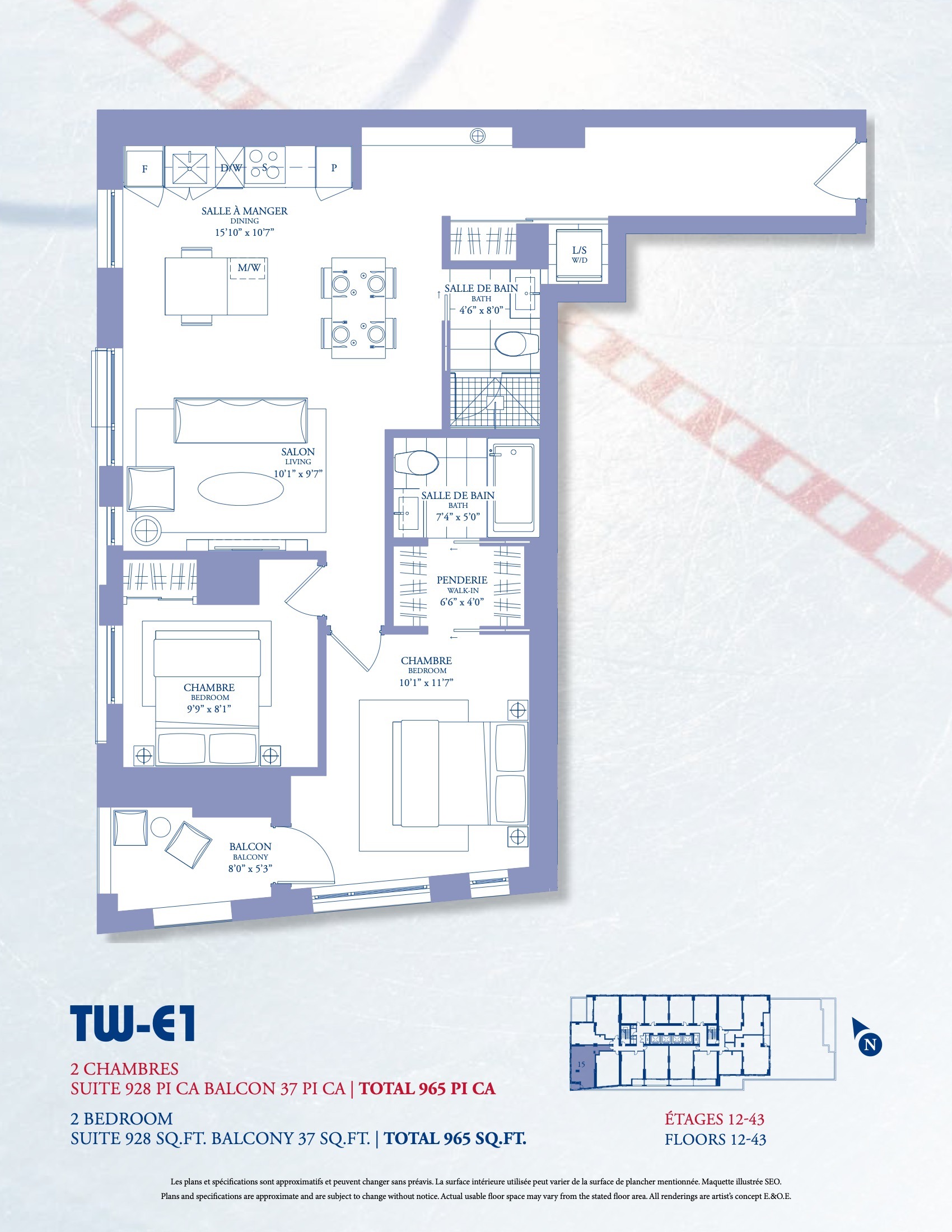 TW-E1 floor plan