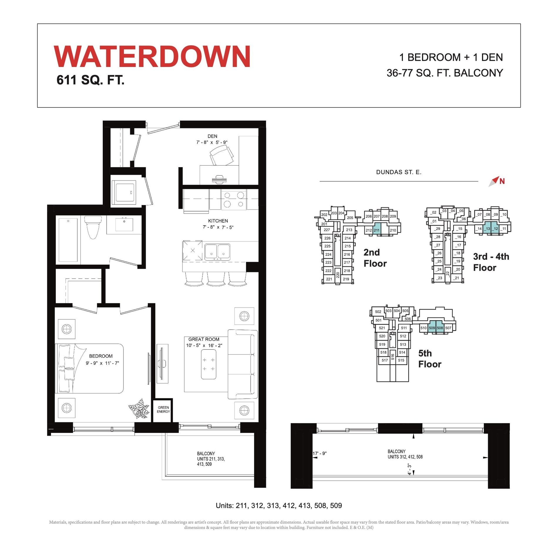 Waterdown floor plan