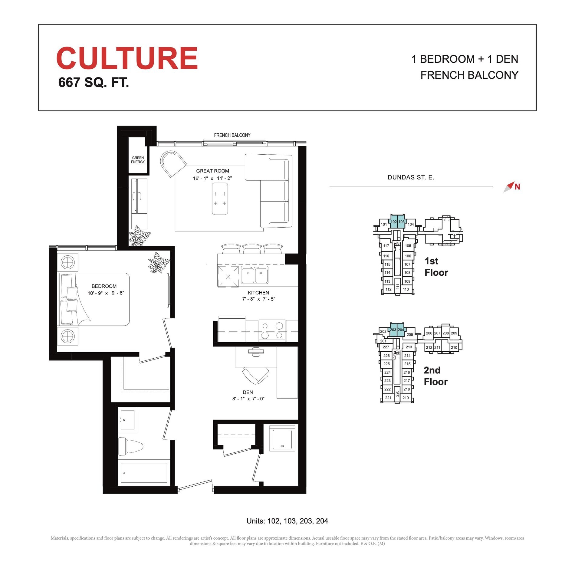 Culture floor plan