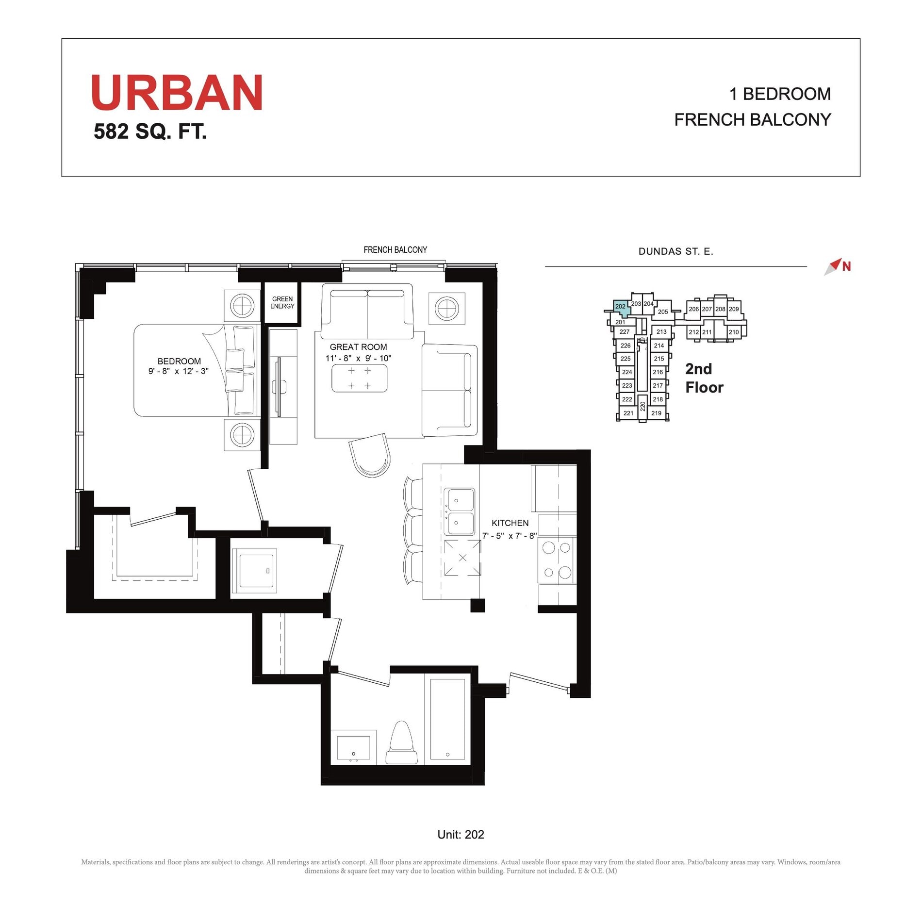 Urban floor plan