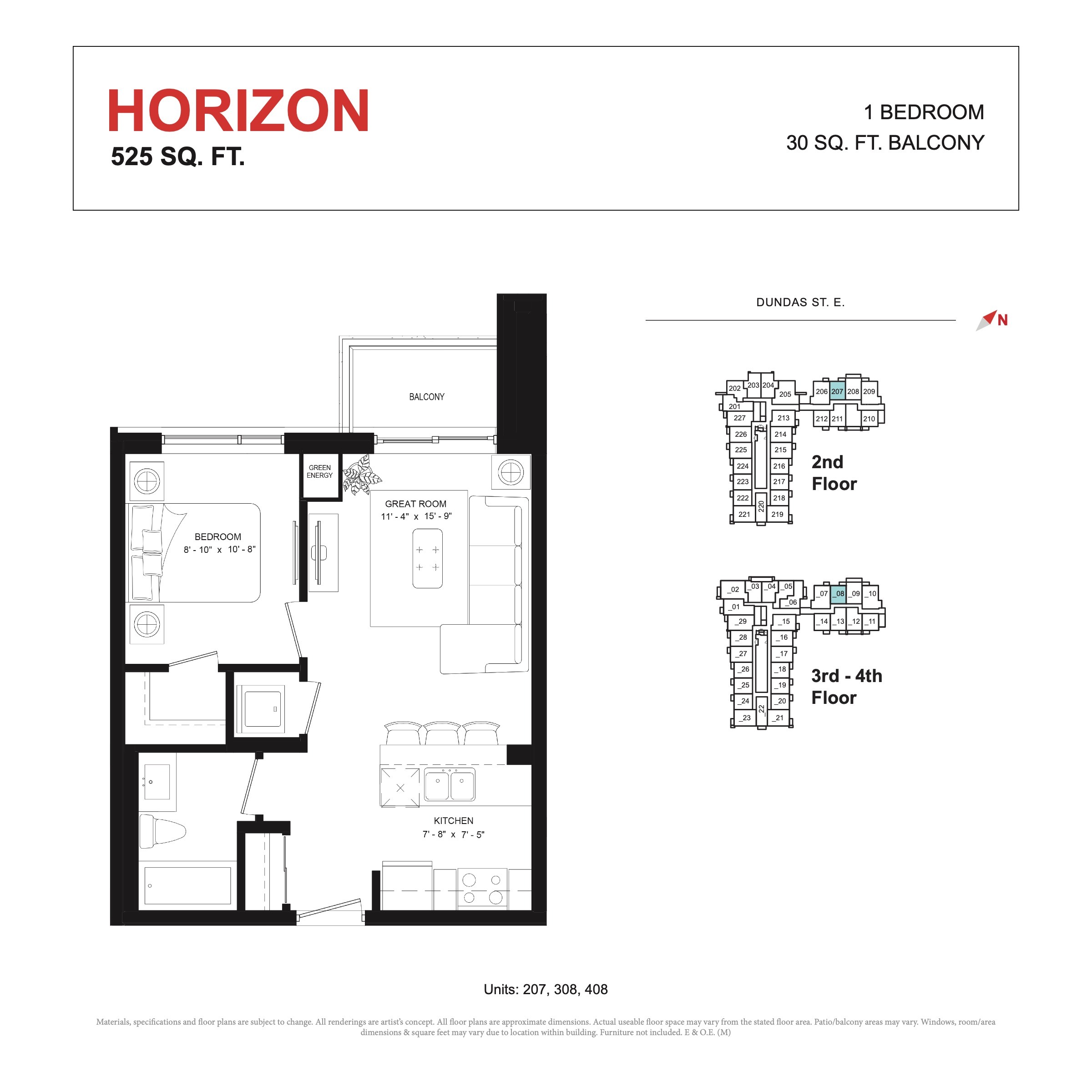 Horizon floor plan