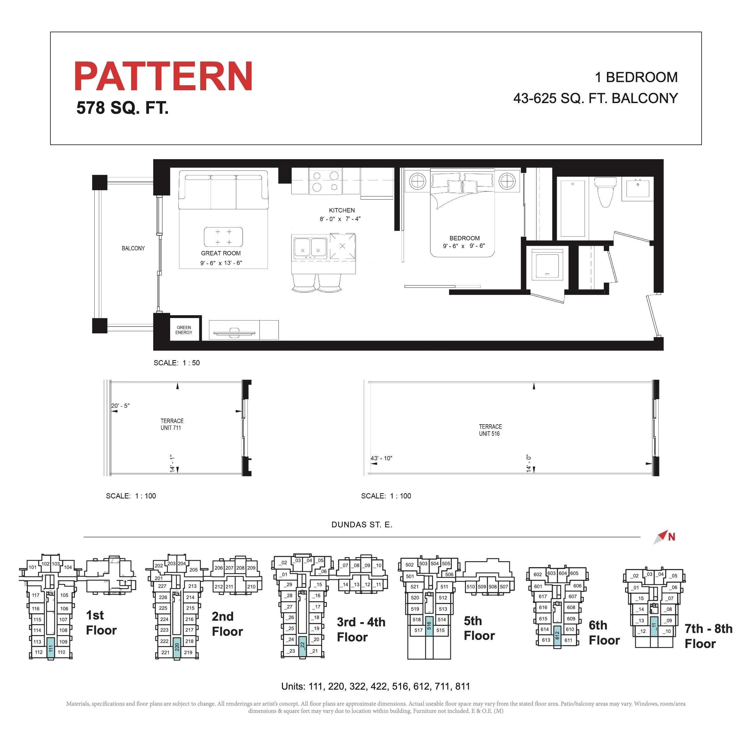 Pattern floor plan
