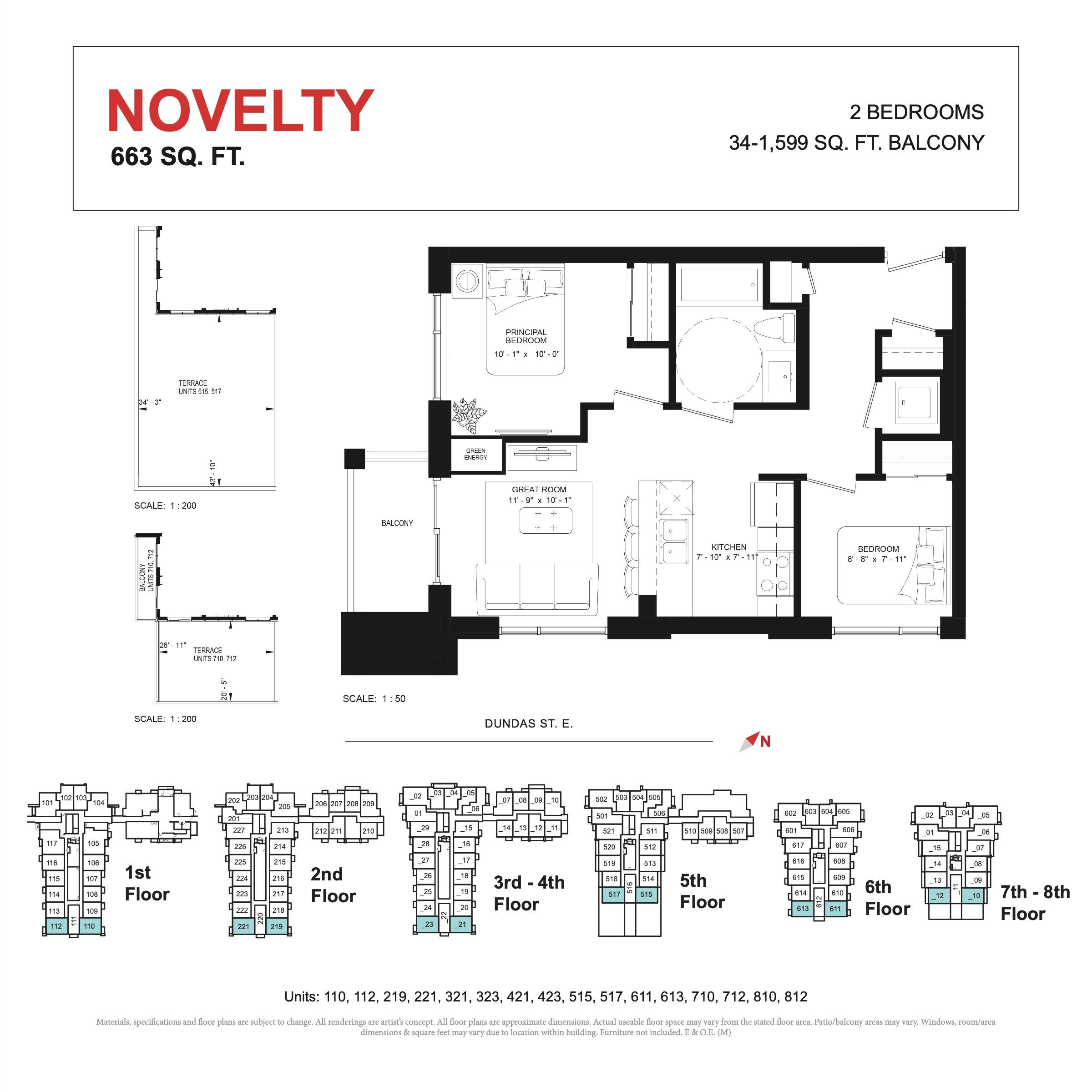 Novelty floor plan