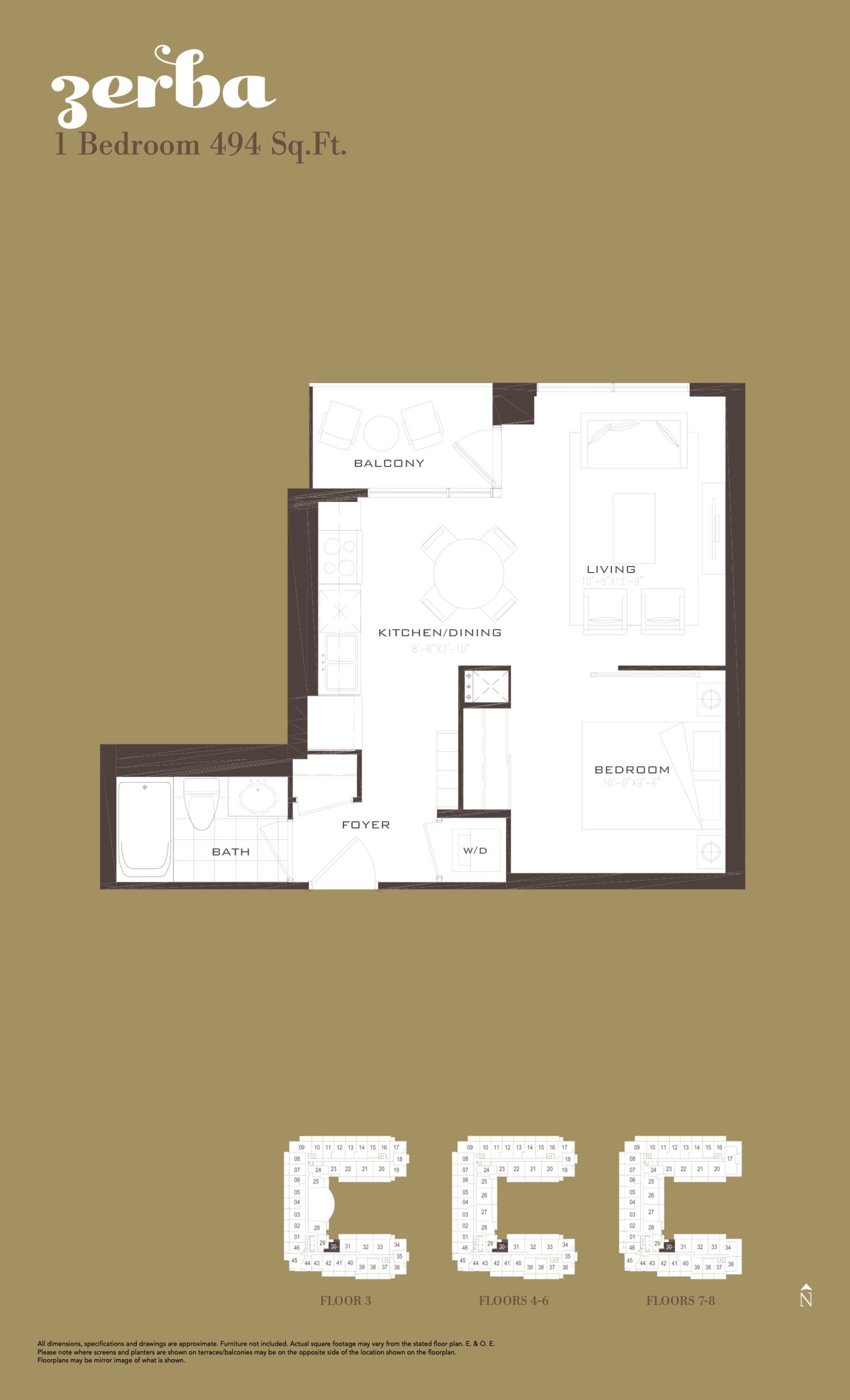 Zerba floor plan