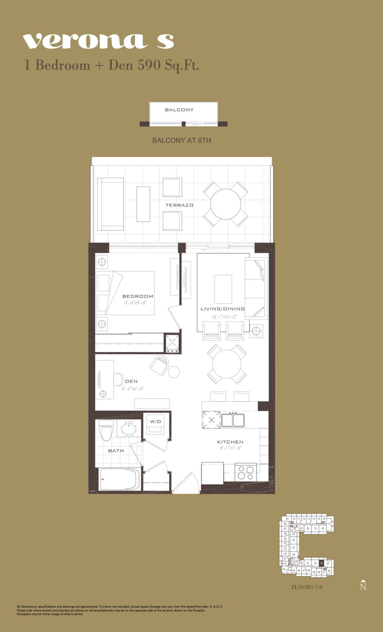 Verona S floor plan