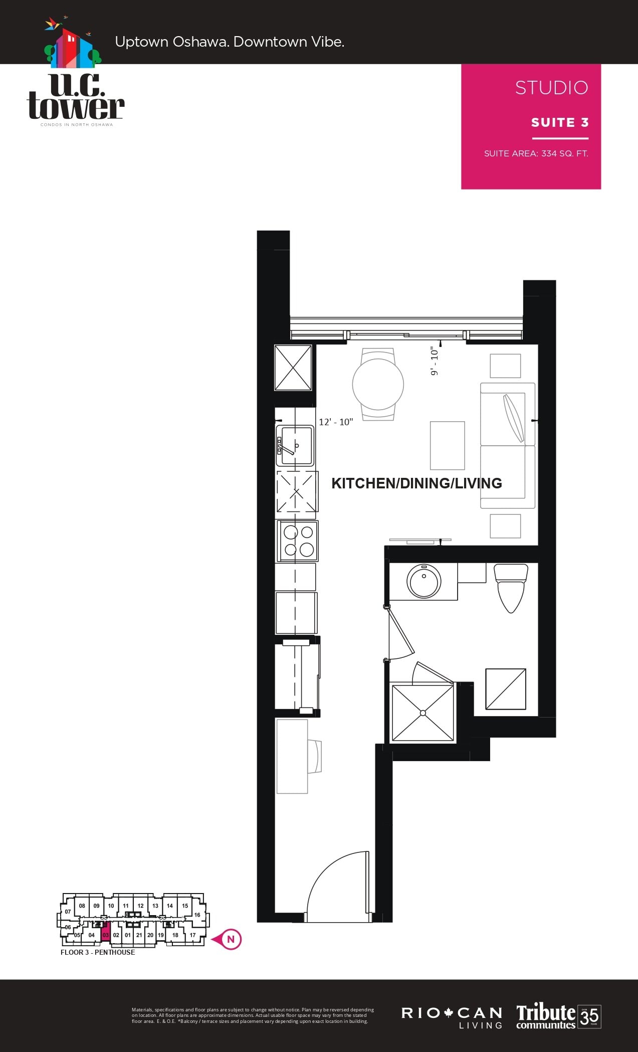 Studio - Suite 3 floor plan