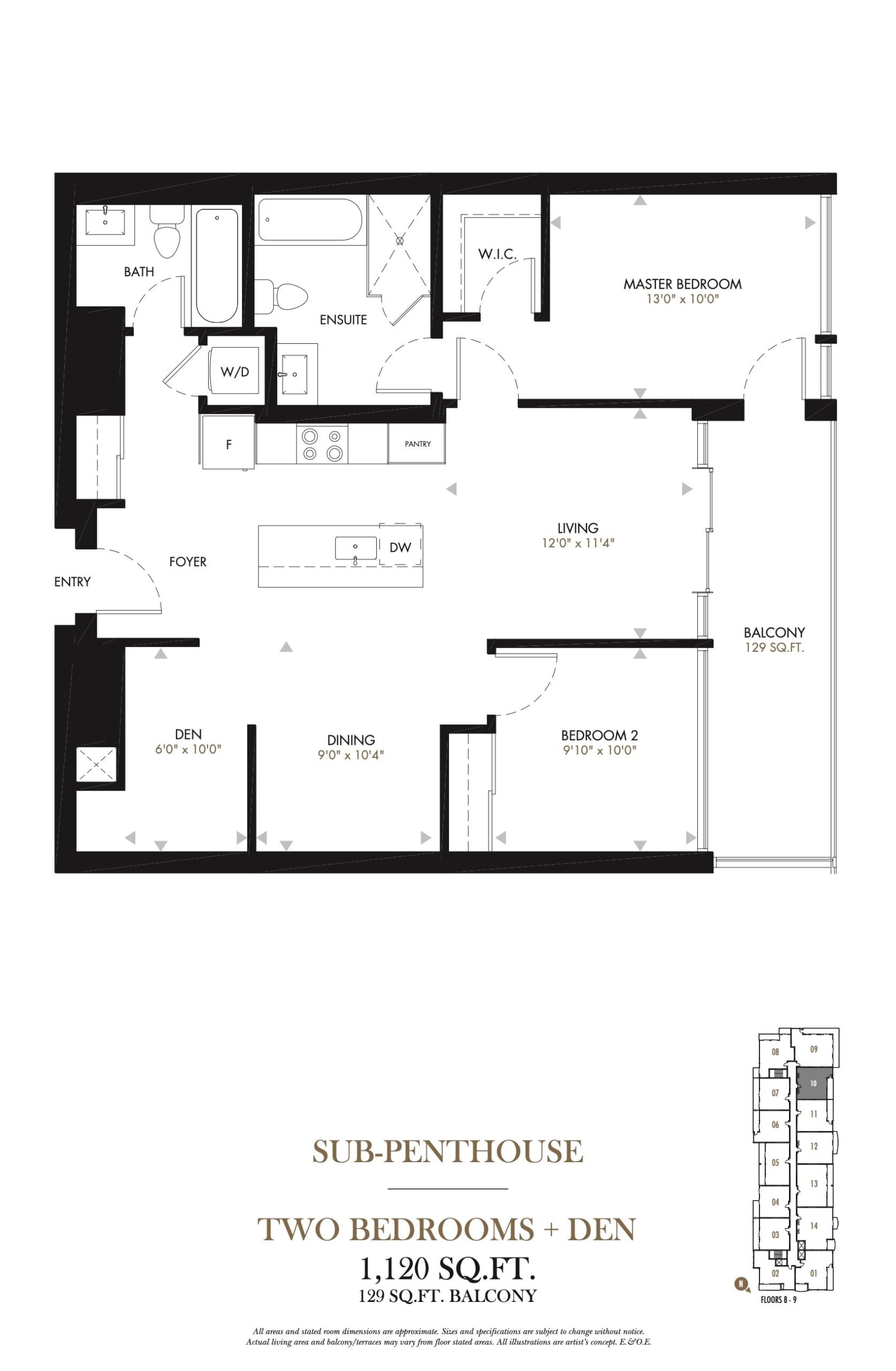 SPH - 810/910 floor plan