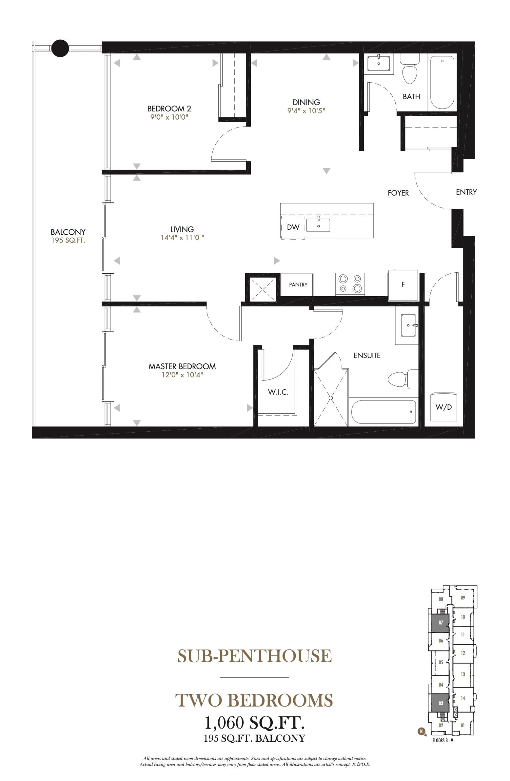 SPH - 803/903/807/907 floor plan